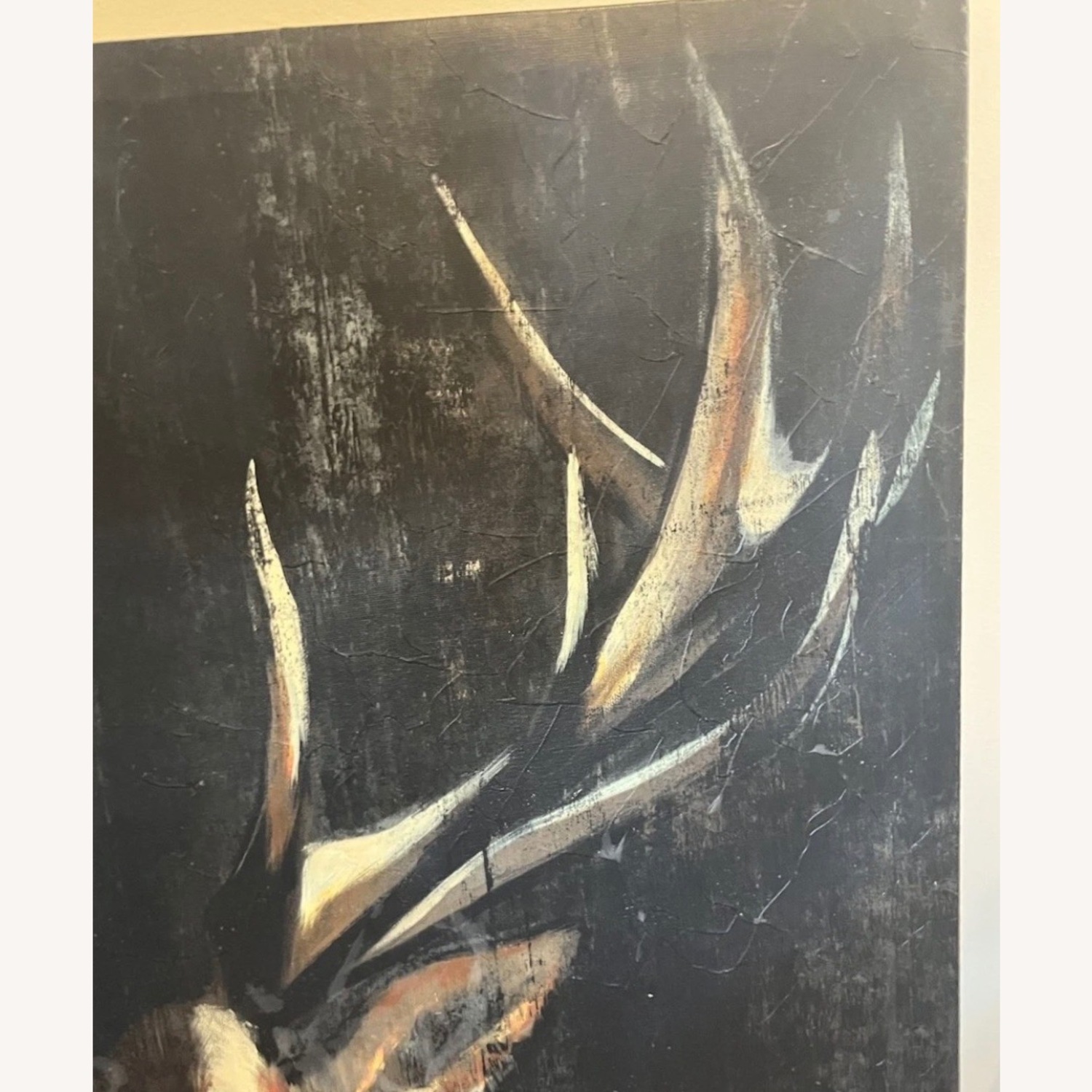 Young Buck Deer Oversized Canvas Wall Art - image-2