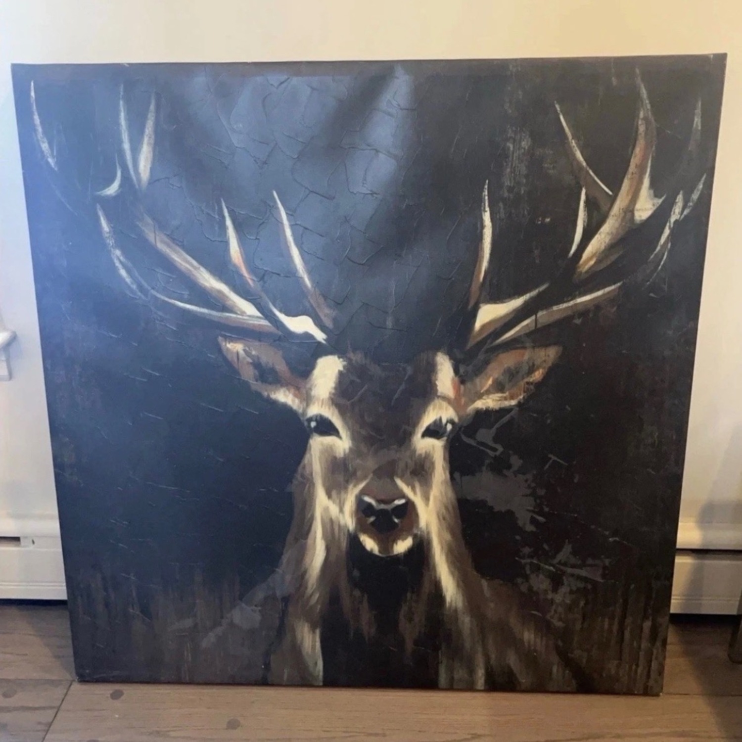 Young Buck Deer Oversized Canvas Wall Art - image-8