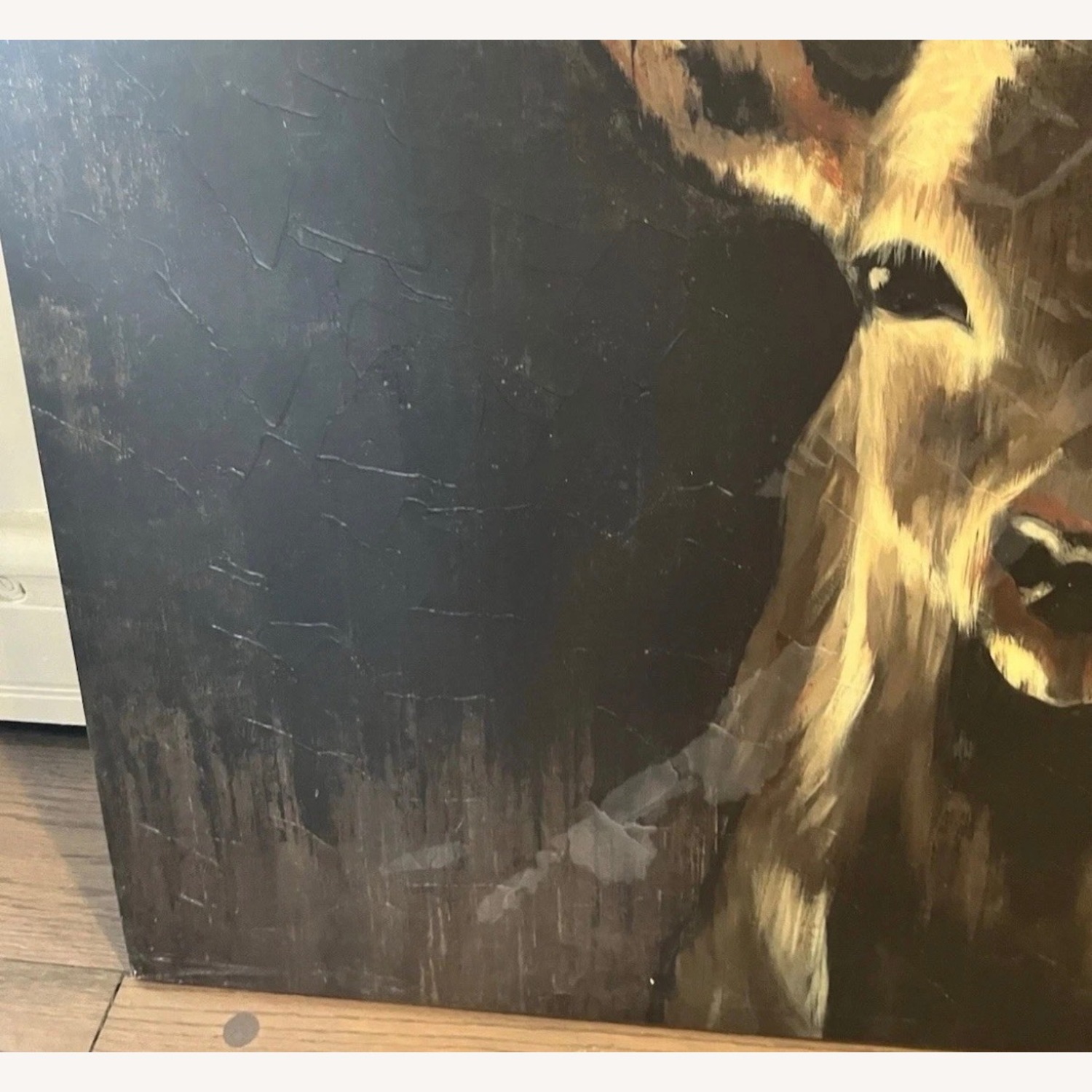 Young Buck Deer Oversized Canvas Wall Art - image-3