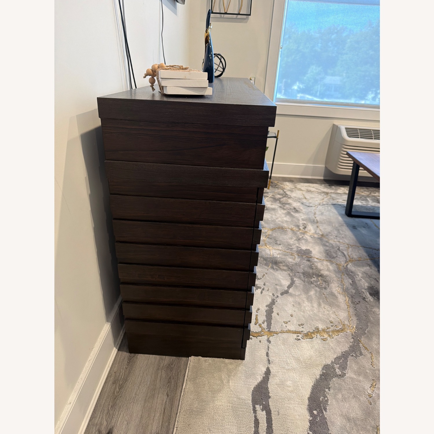 Ember Dark Brown Fireplace W Built in Speakers - image-3