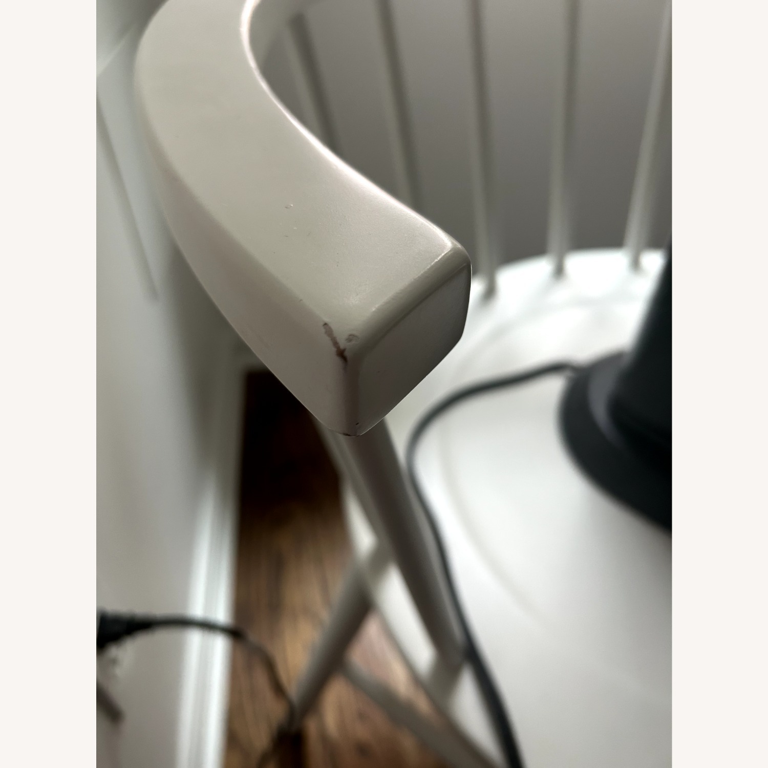 Crate & Barrel  Paola Navone 4 White Chairs - image-10