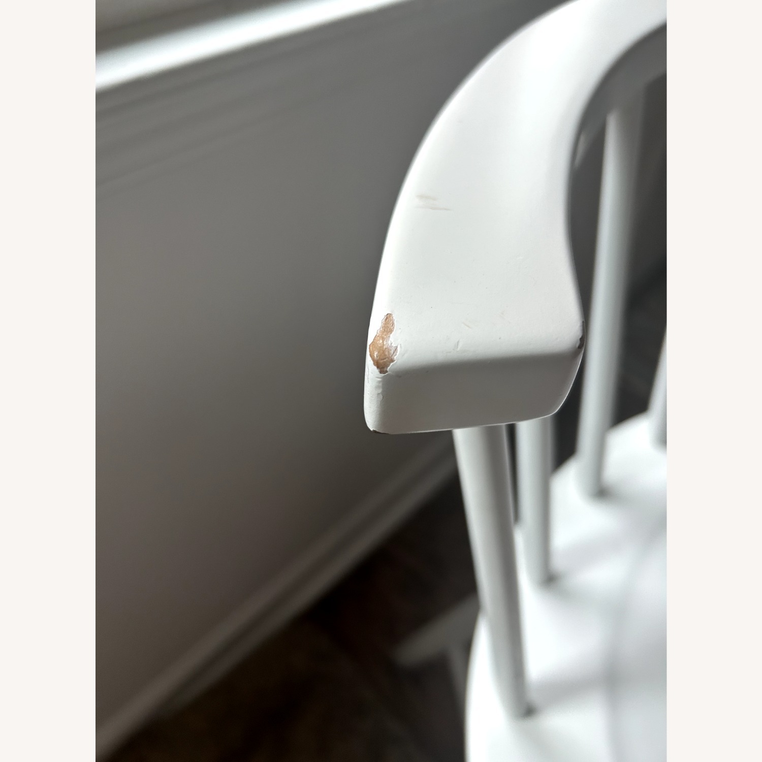 Crate & Barrel  Paola Navone 4 White Chairs - image-7