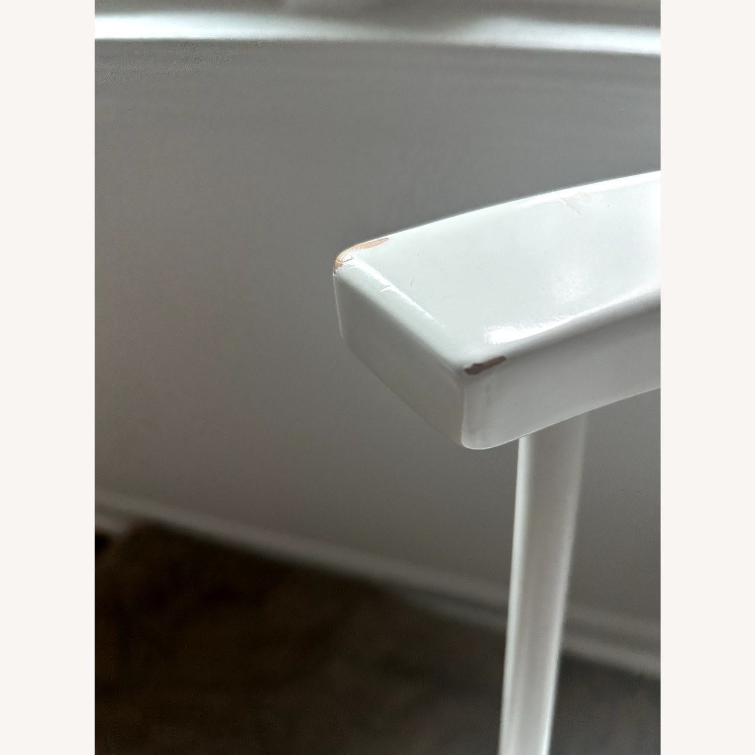 Crate & Barrel  Paola Navone 4 White Chairs - image-6