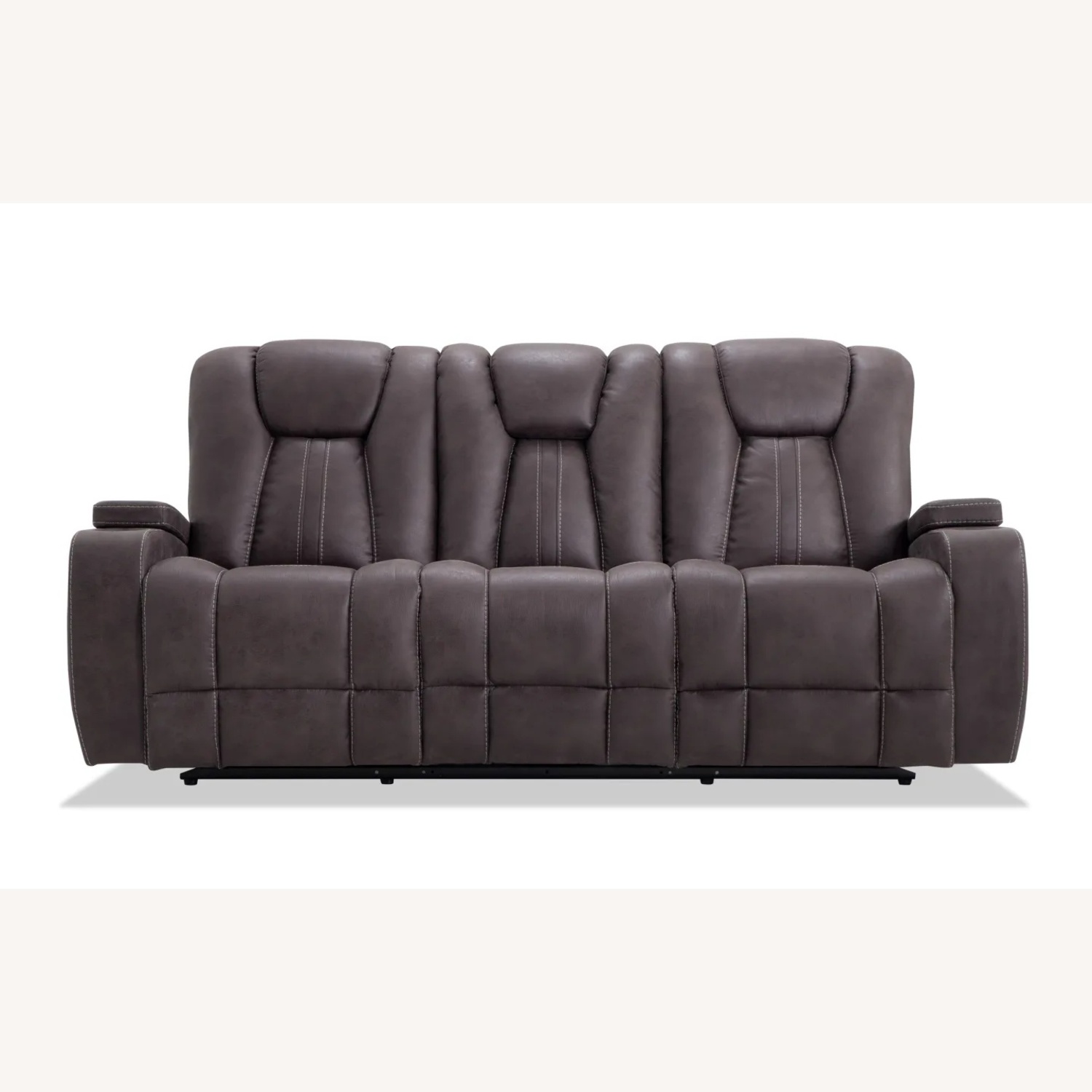 Viking Graphite 83'' Power Reclining Sofa with USB Port - image-5