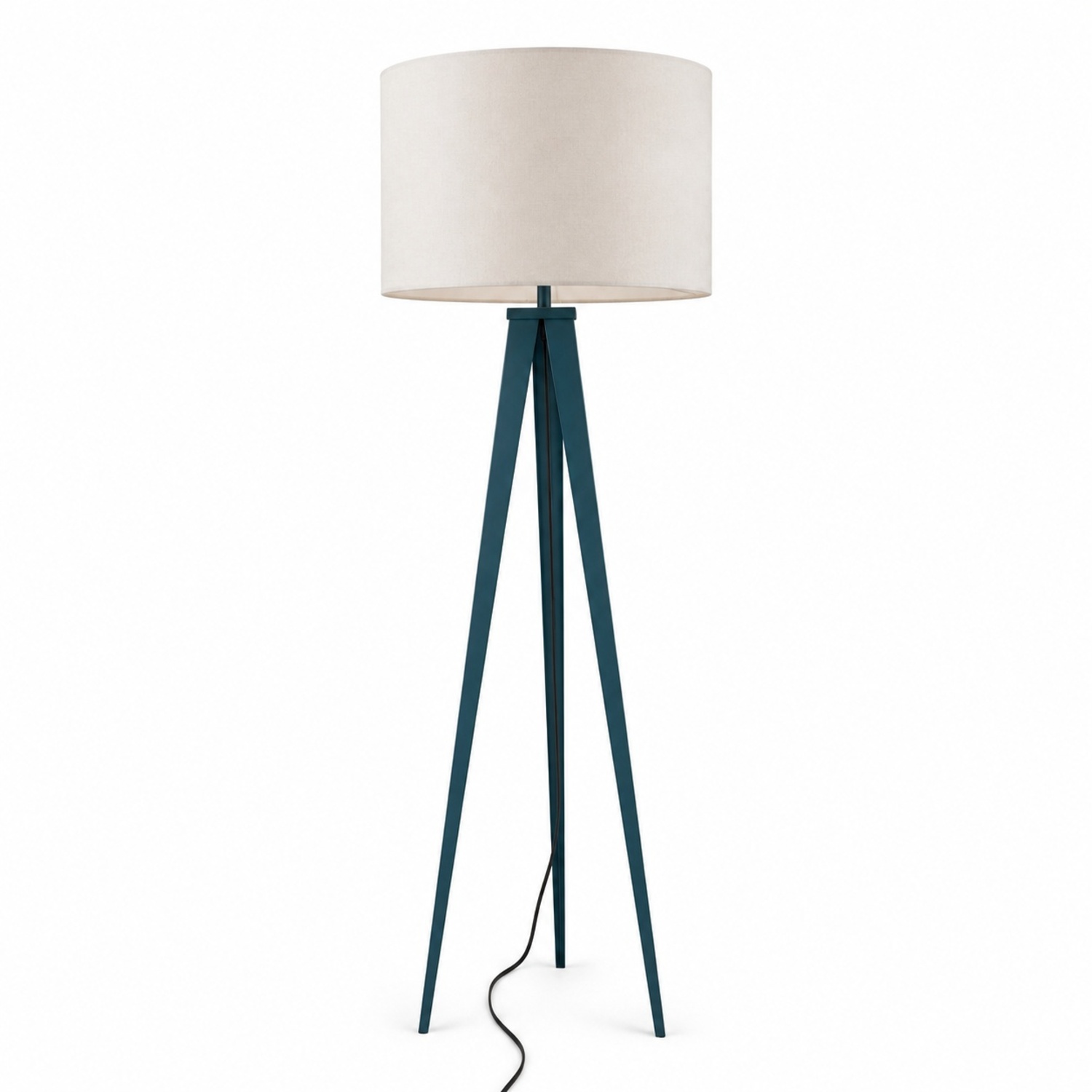 Crate & Barrel Theo Green Floor Lamp - image-4