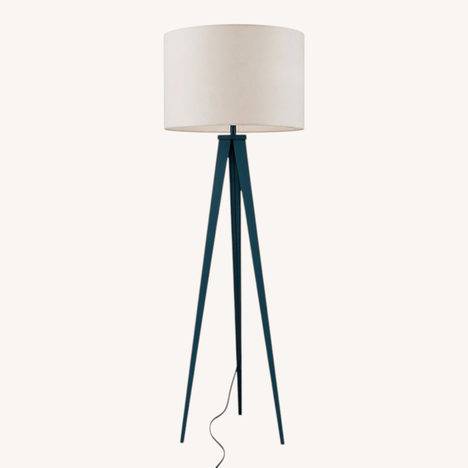 Crate & Barrel Theo Green Floor Lamp - image-0