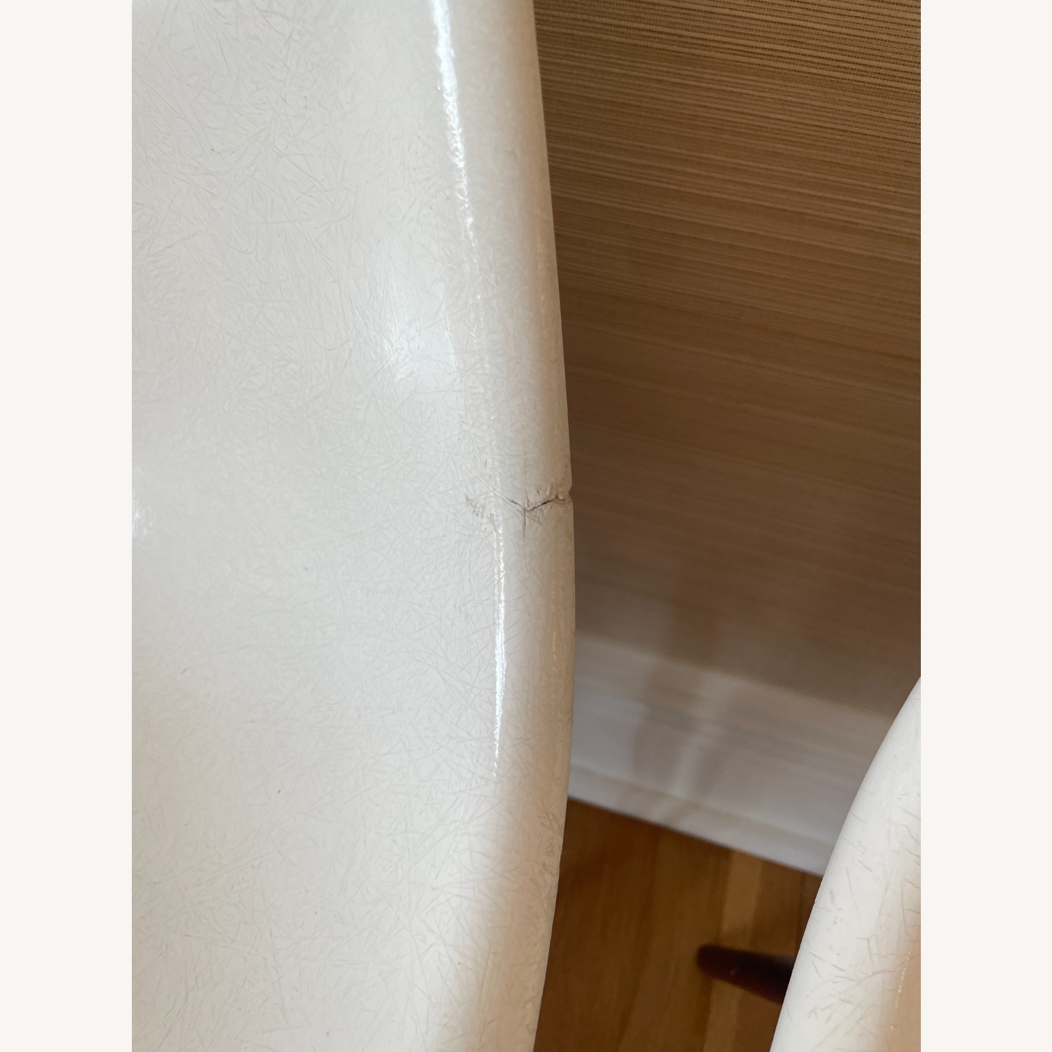 Modernica White Resin Dining Chairs - image-5