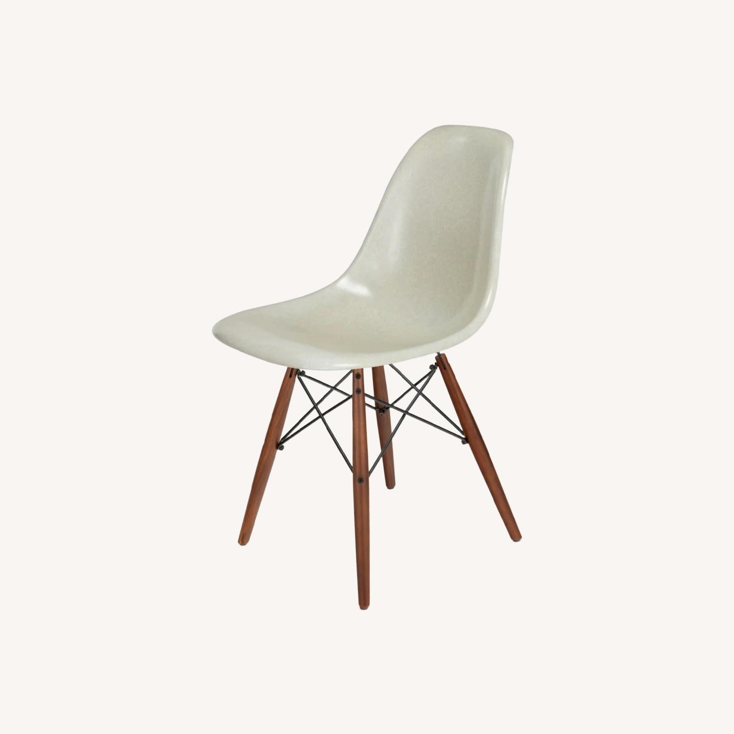 Modernica White Resin Dining Chairs - image-6