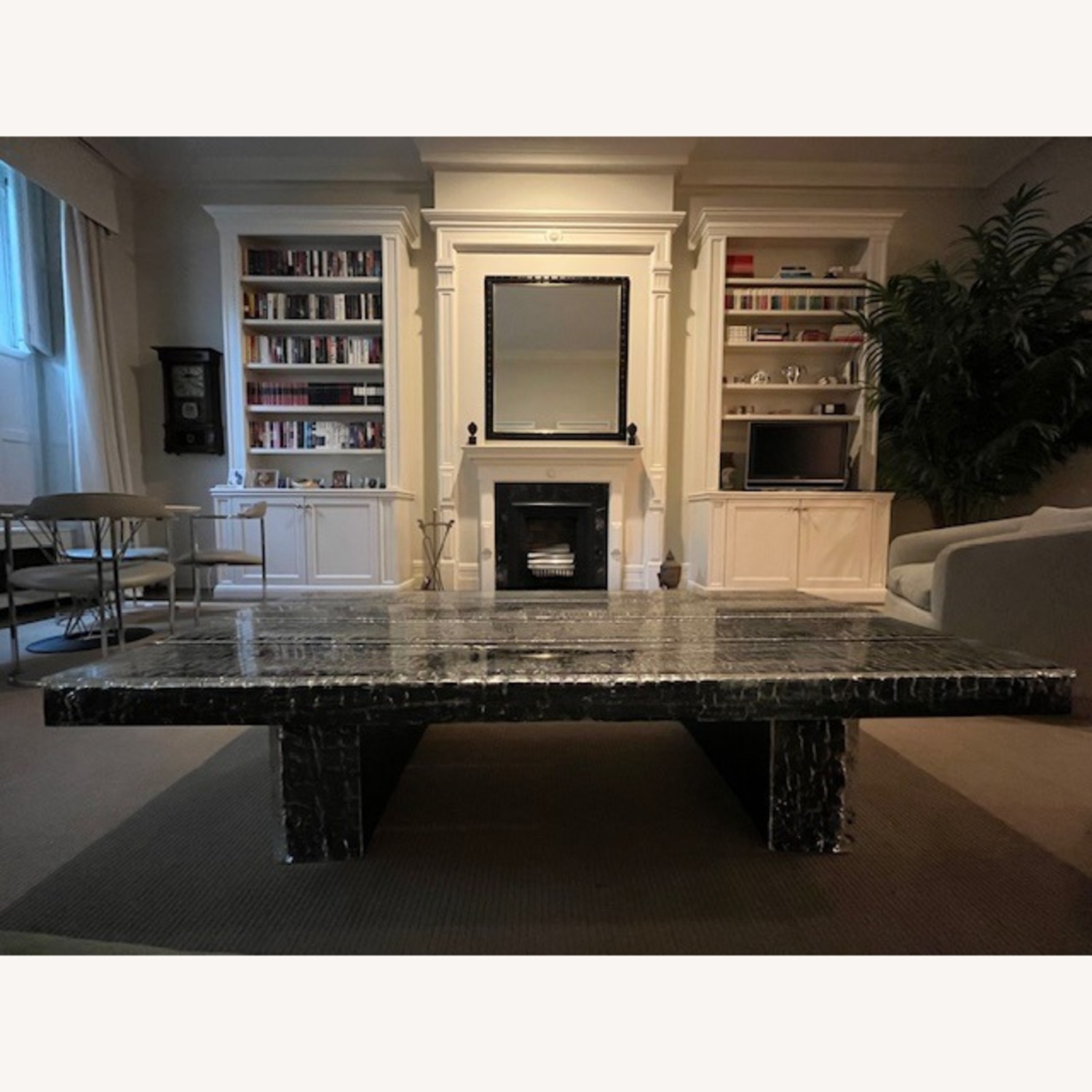 Timothy Oulton Dark Brown Coffee Table - image-2