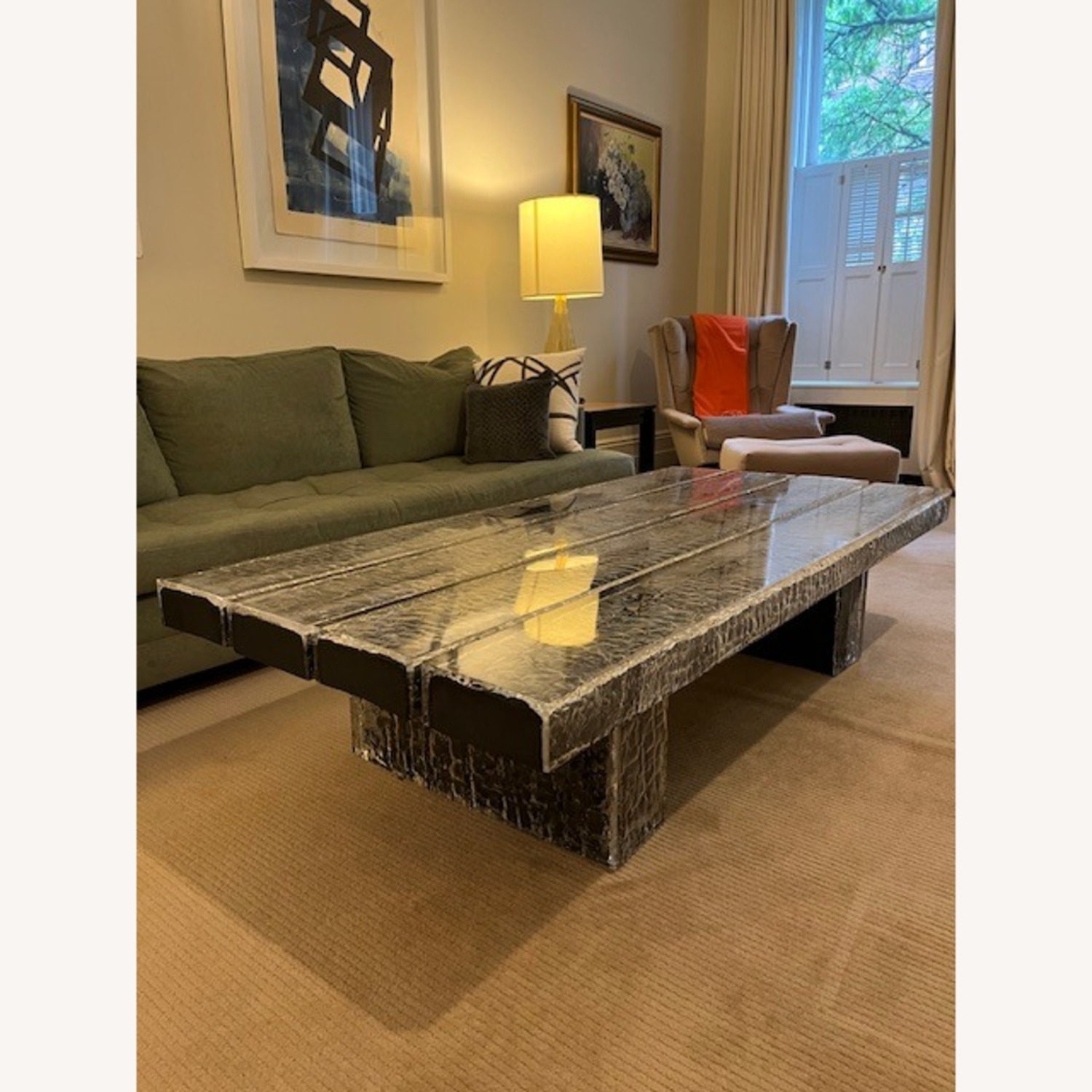 Timothy Oulton Dark Brown Coffee Table - image-1