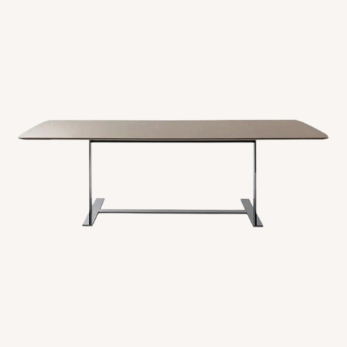 Used B&B Italia Eileen Light Gray Marble Dining Table for sale on AptDeco