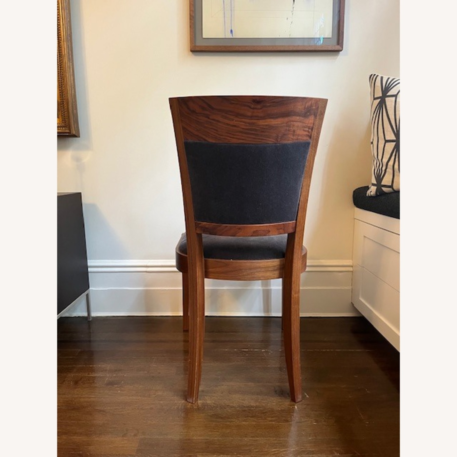 Thos Moser Harpswell Dark Brown Wood Dining Chairs - image-5