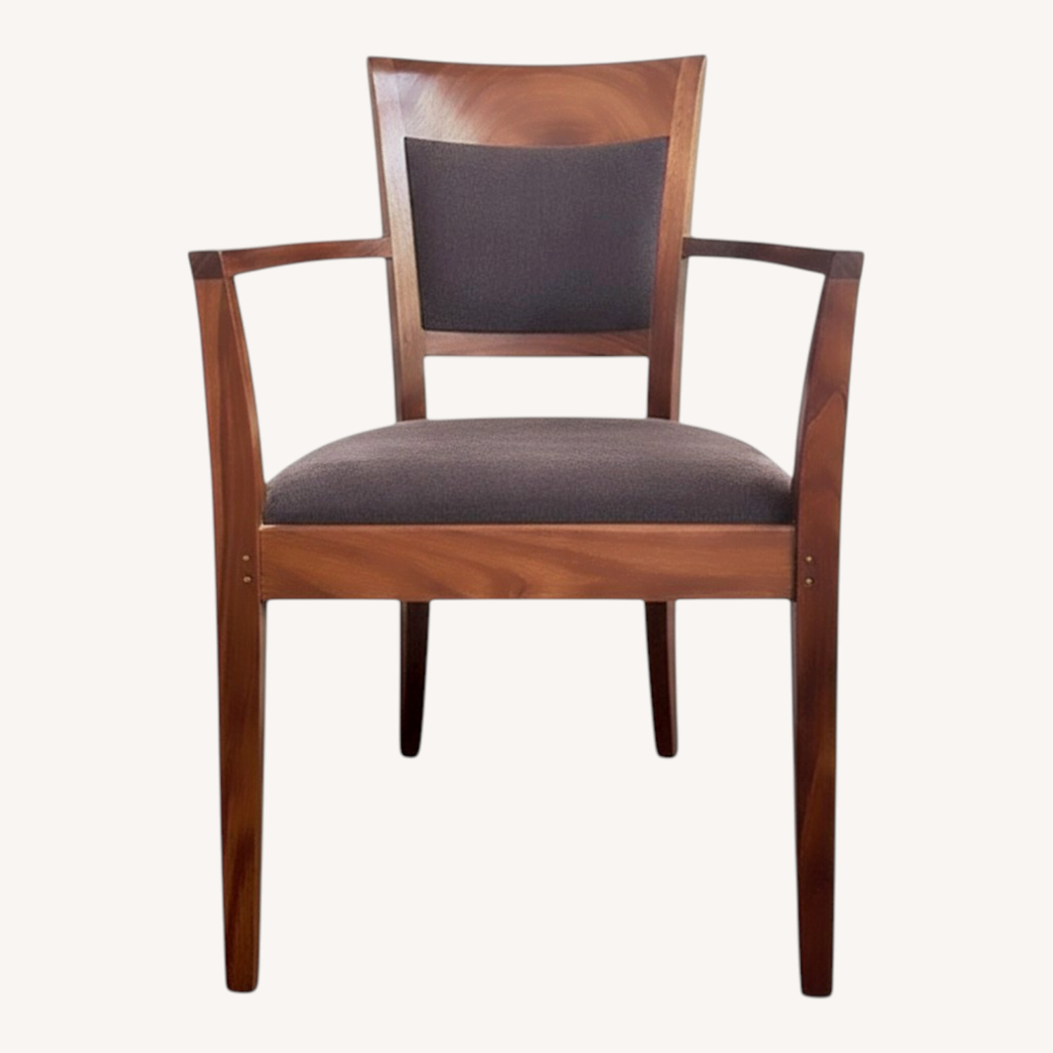 Thos Moser Harpswell Dark Brown Wood Dining Chairs - image-0