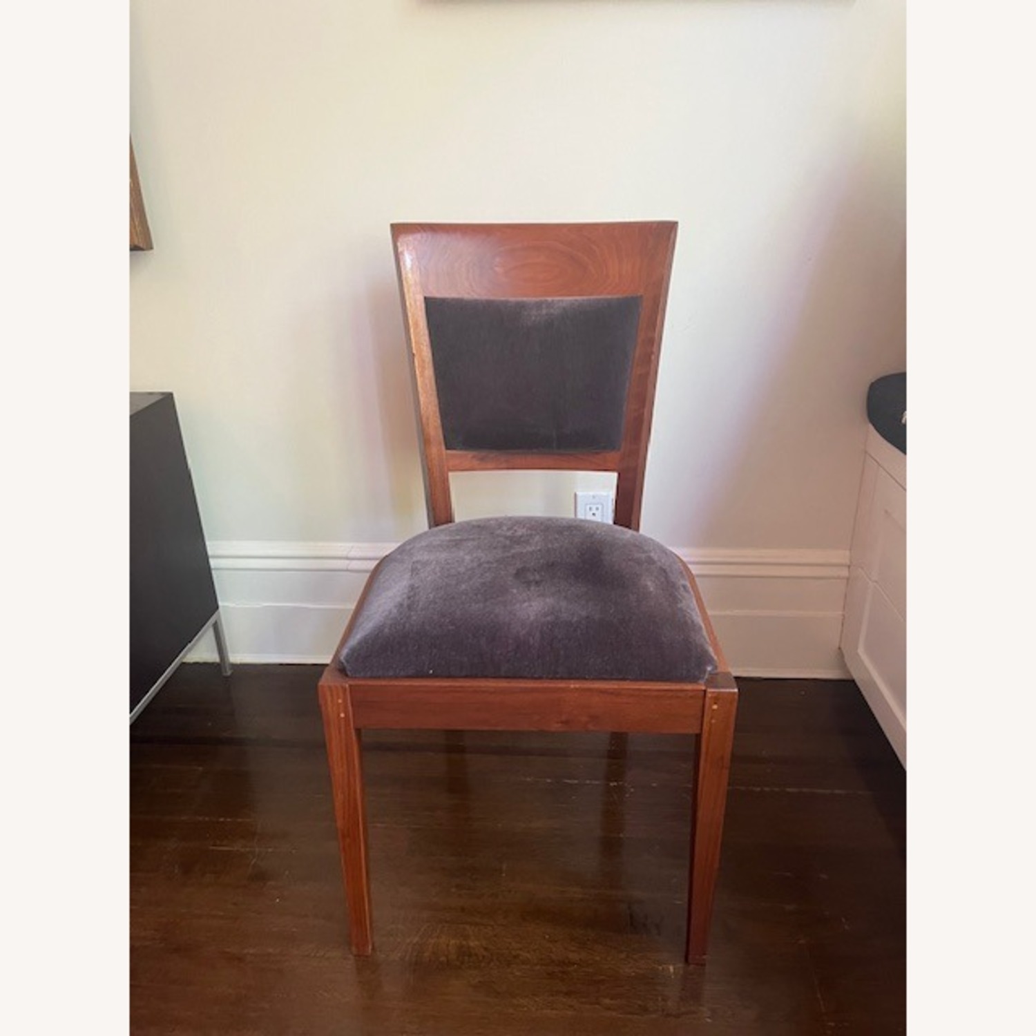 Thos Moser Harpswell Dark Brown Wood Dining Chairs - image-2