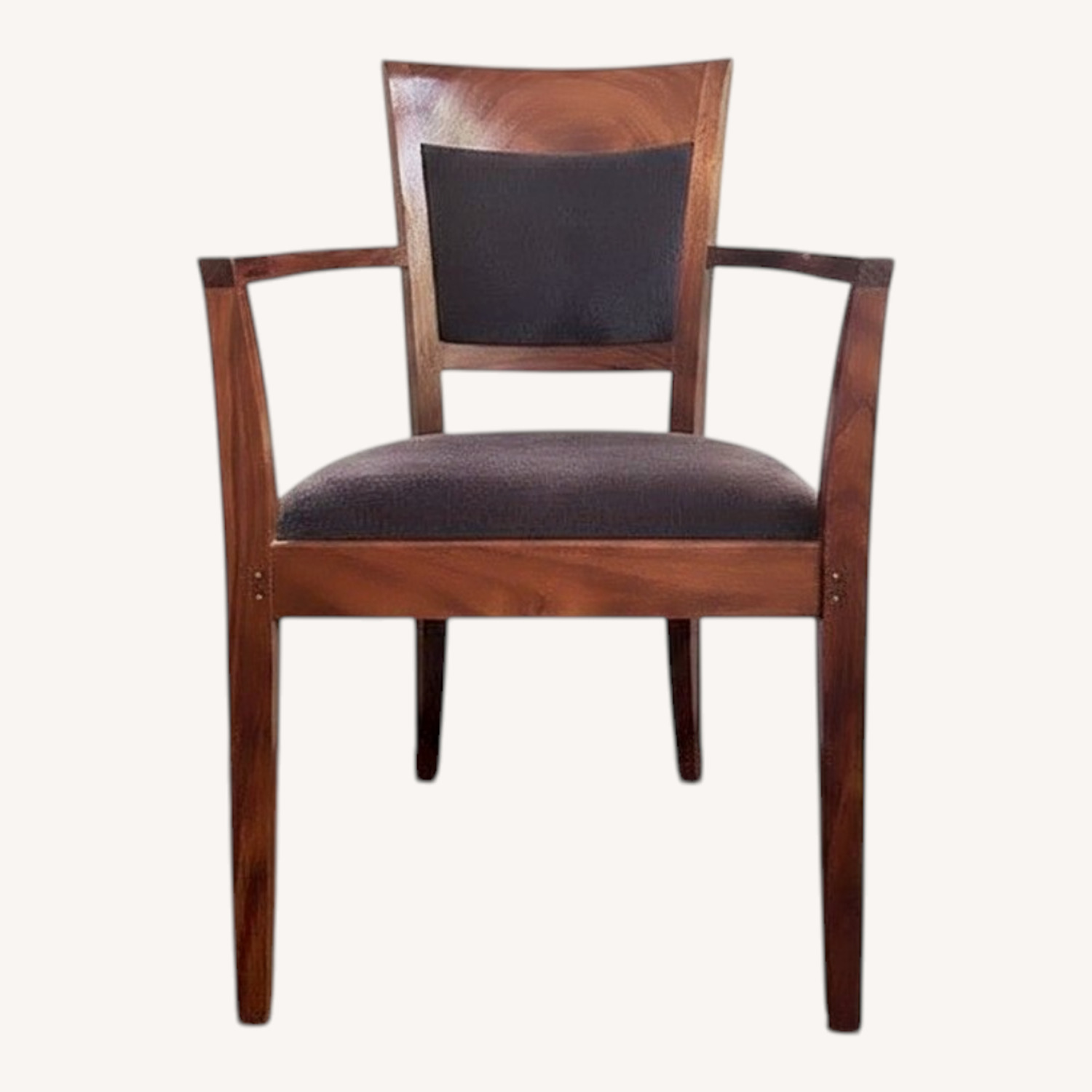 Thos Moser Harpswell Dark Brown Wood Dining Chairs - image-6