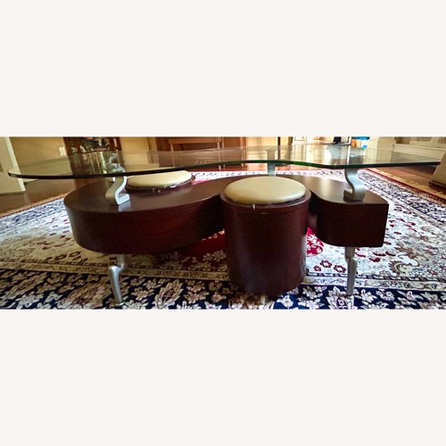 Used Global Furniture USA Dark Brown Coffee Table for sale on AptDeco