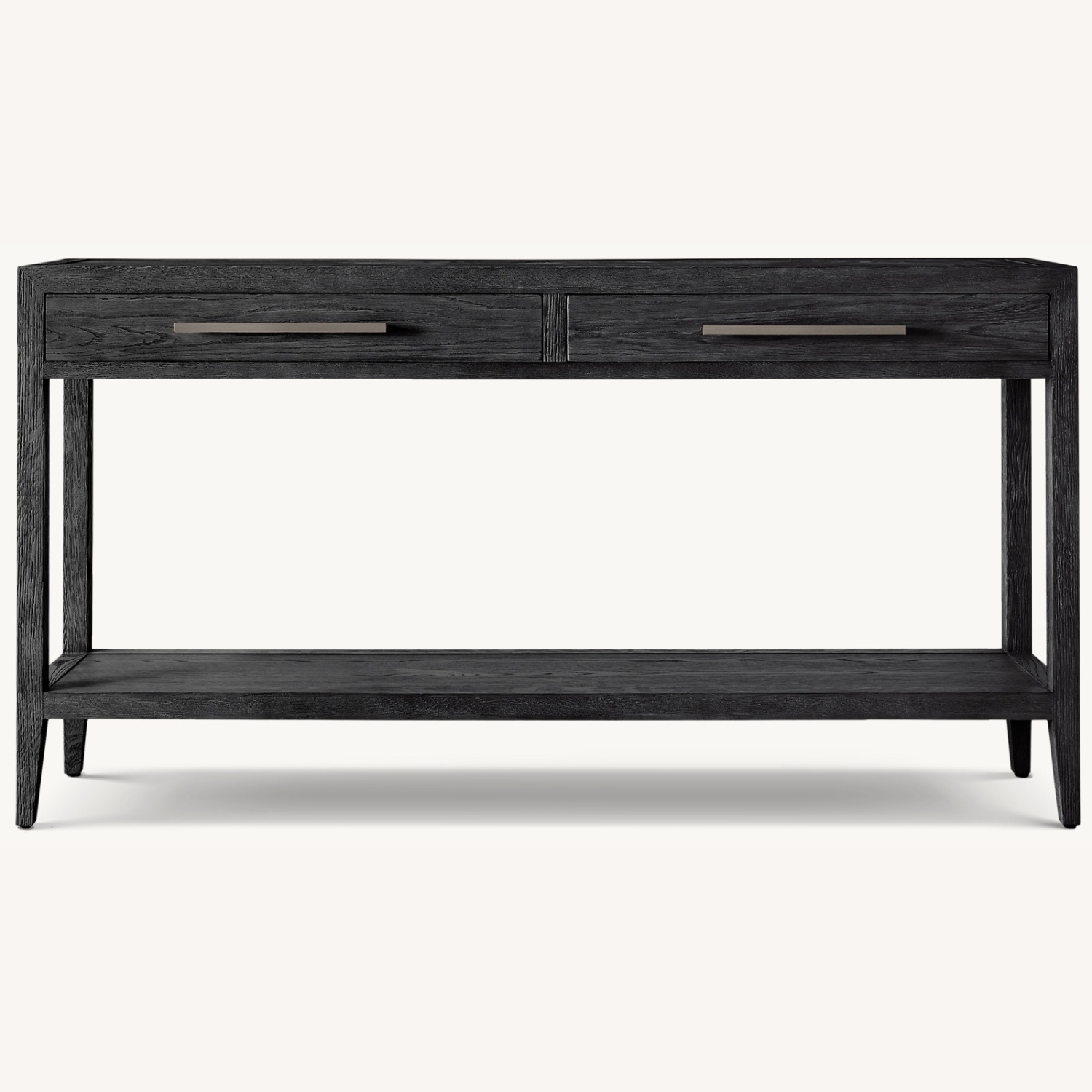 Restoration Hardware Black Wood Sideboard - image-0