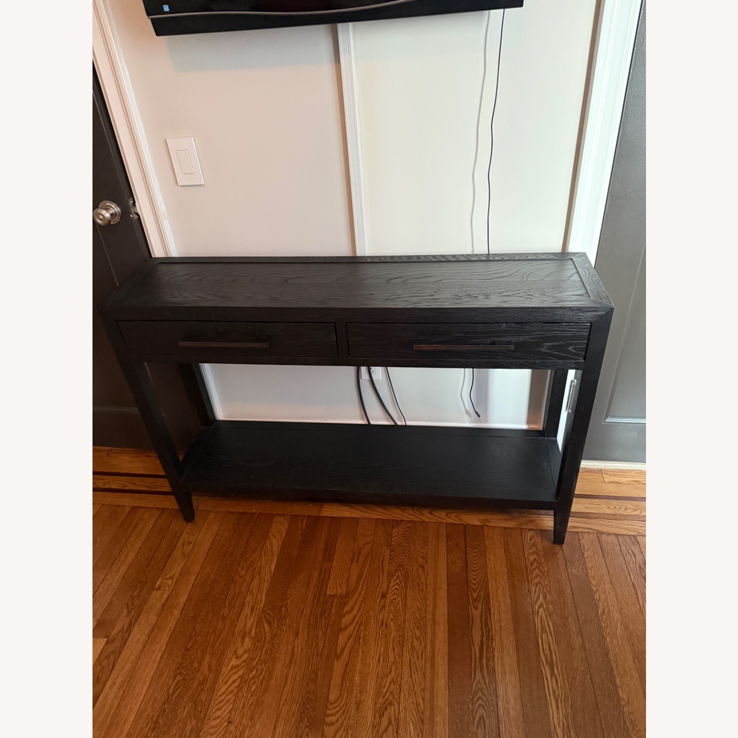 Restoration Hardware Black Wood Sideboard - image-2