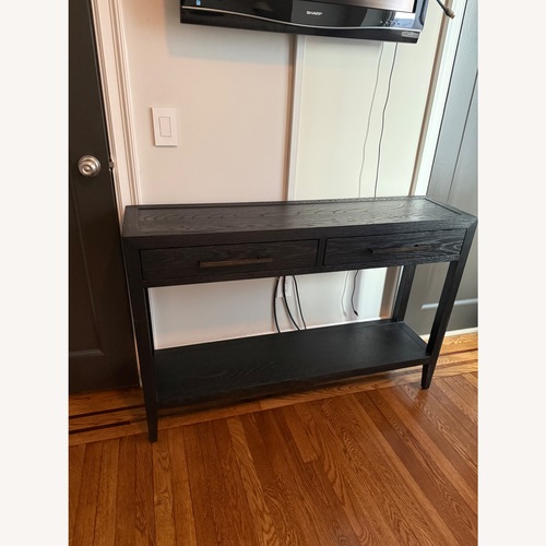 Used Restoration Hardware Black Wood Sideboard for sale on AptDeco