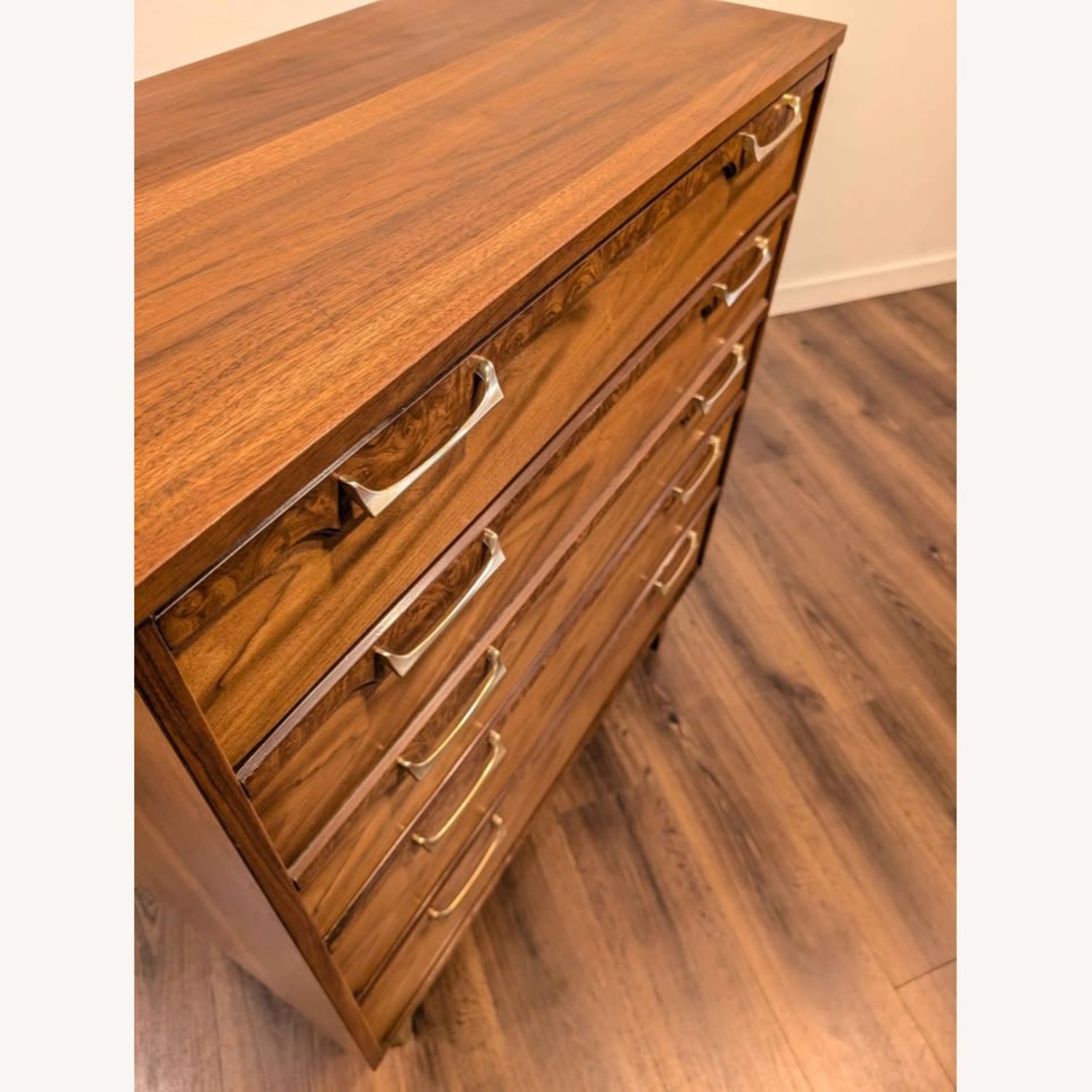 MCM Walnut Highboy Dresser Broyhill Lenoir - image-7