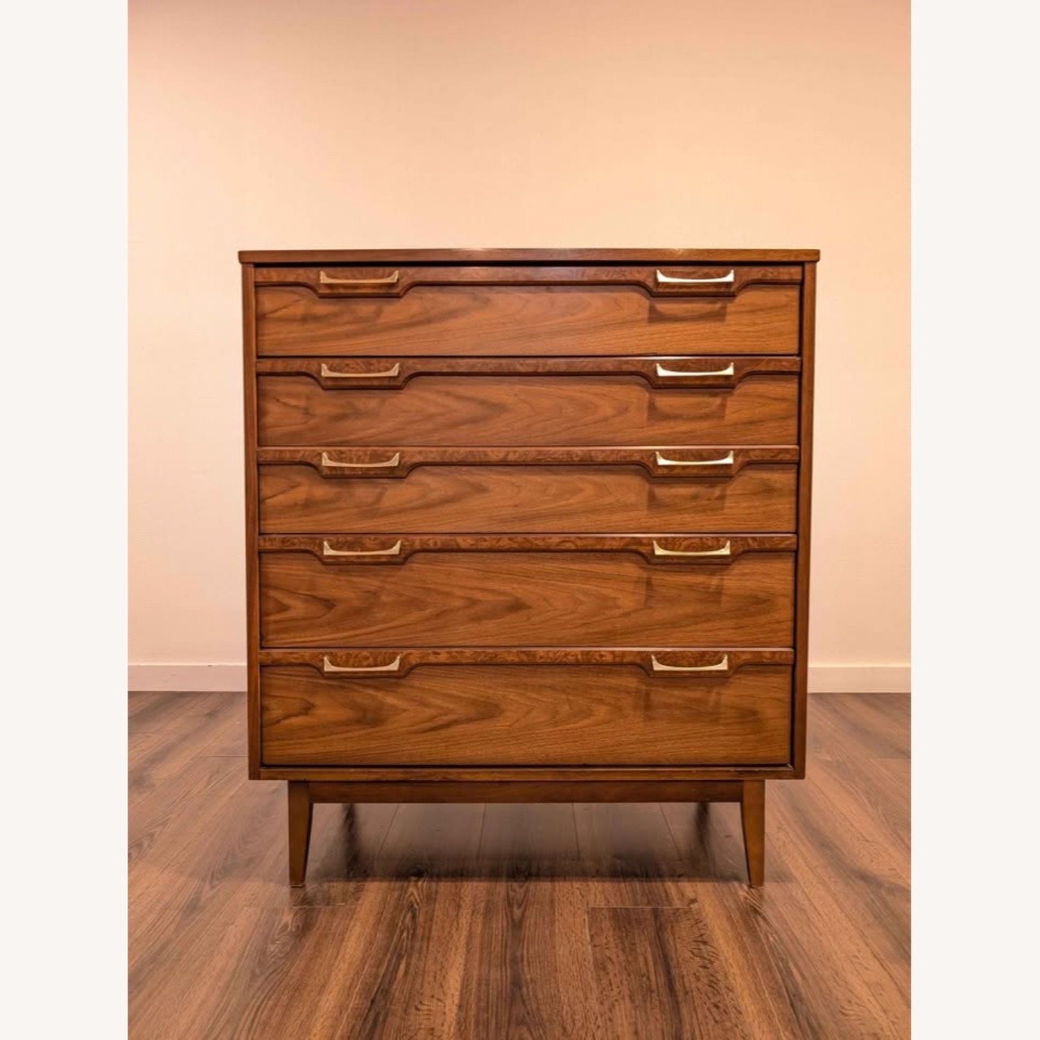 MCM Walnut Highboy Dresser Broyhill Lenoir - image-2