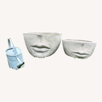 Natural Concrete Planters
