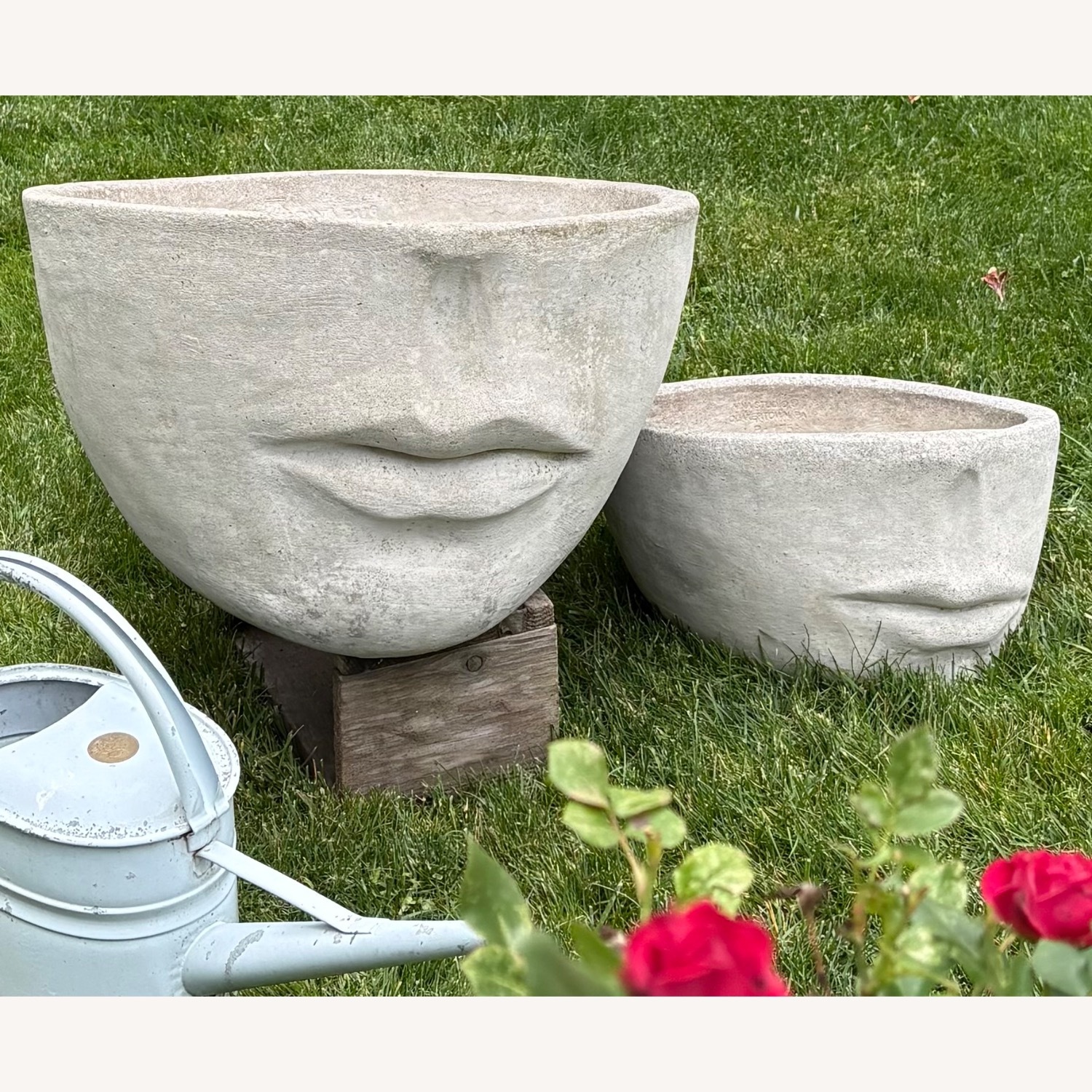 Natural Concrete Planters - image-6