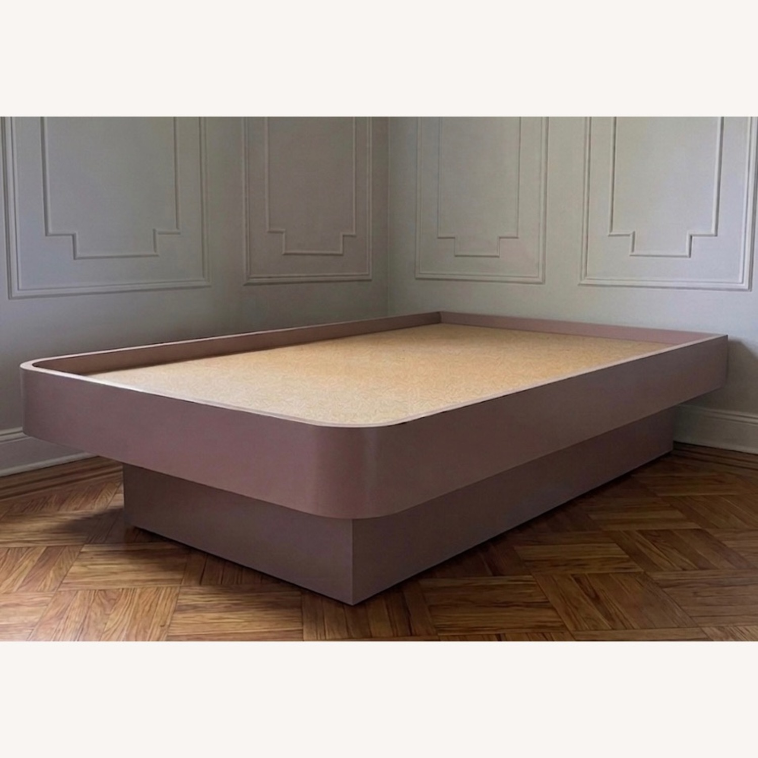 Post-modern 90s Pink Twin Bed - image-1