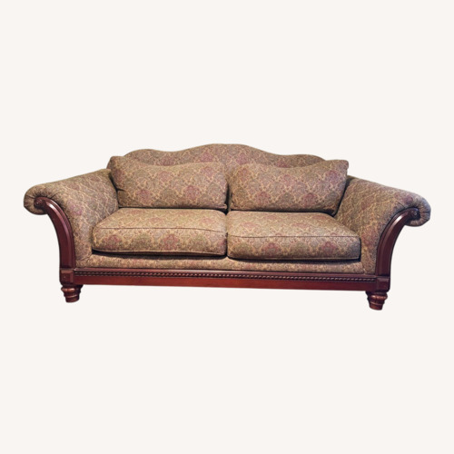 Used Richly Decorative Woven Jacquard Sofa for sale on AptDeco