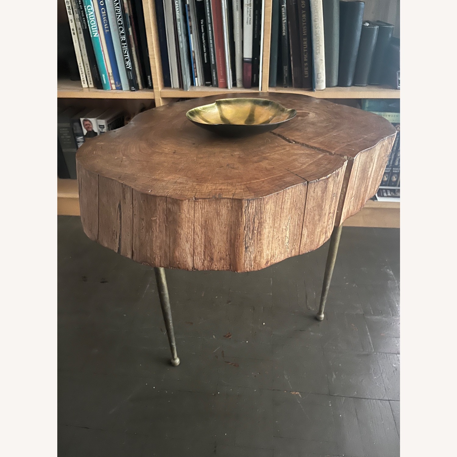 Mid Century Coffee Table Live Edge - image-7