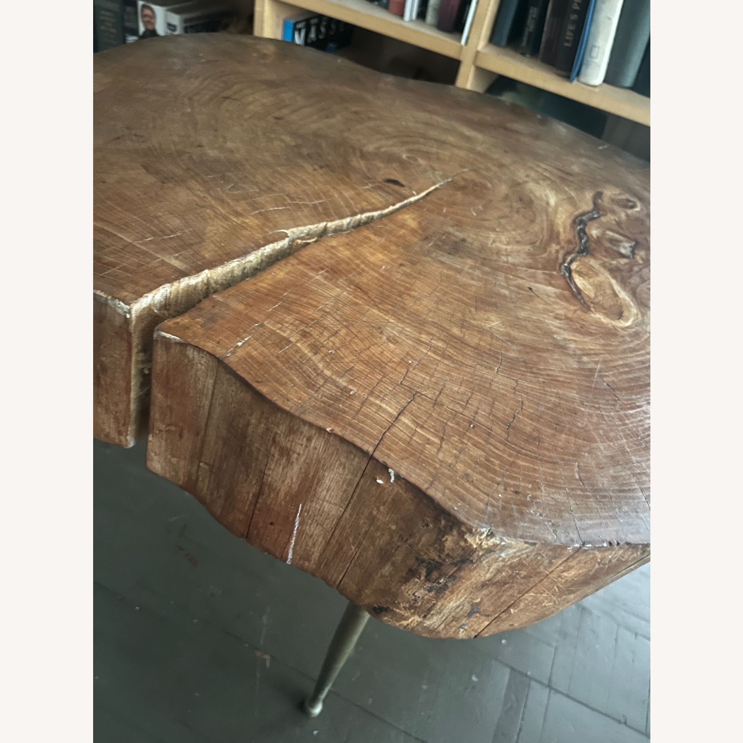 Mid Century Coffee Table Live Edge - image-4