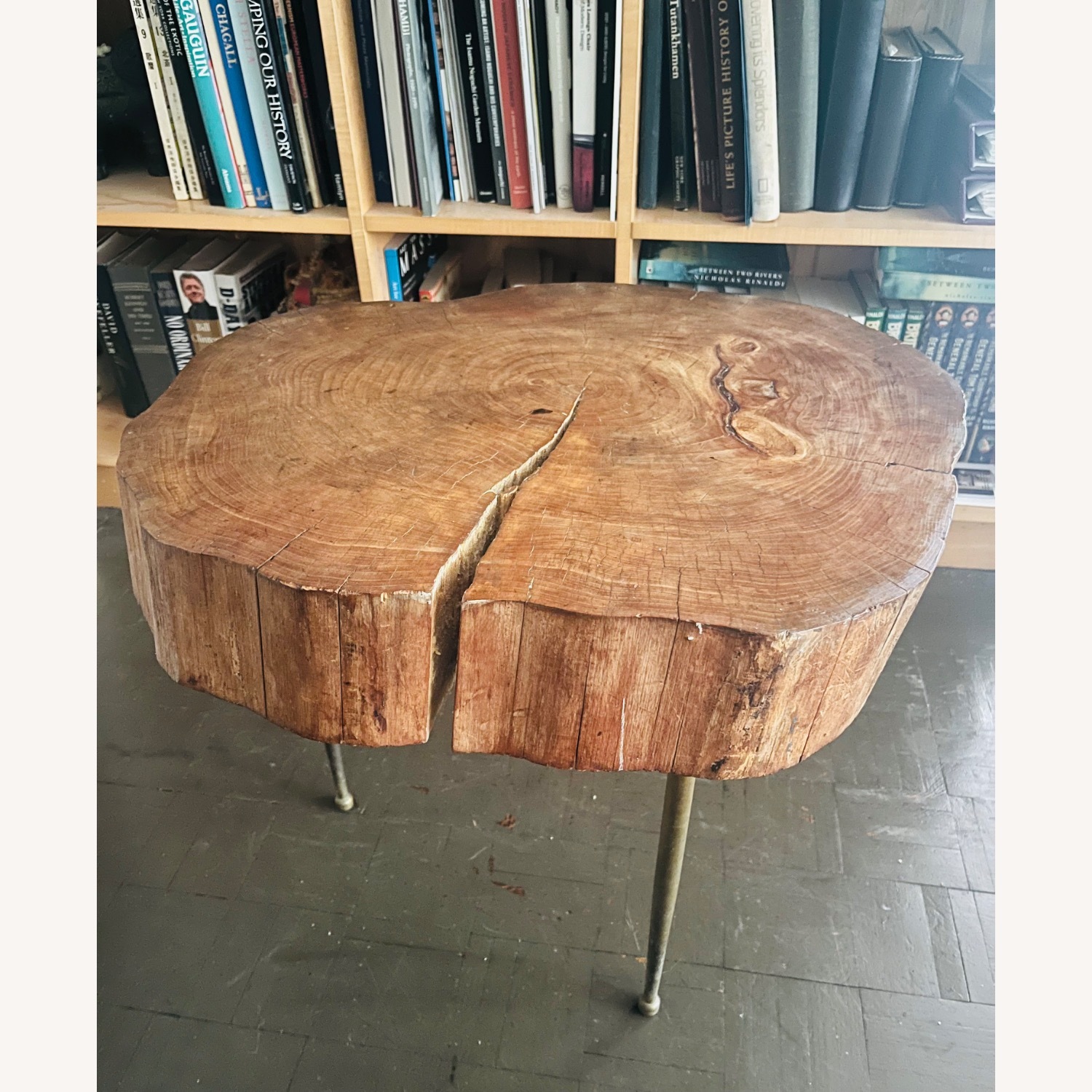 Mid Century Coffee Table Live Edge - image-3
