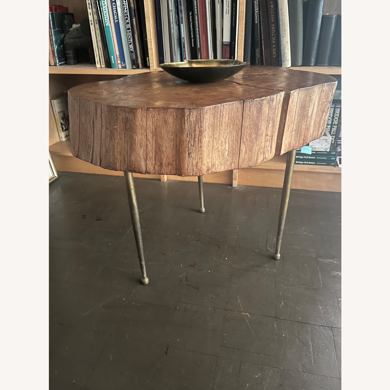 Mid Century Coffee Table Live Edge - image-8