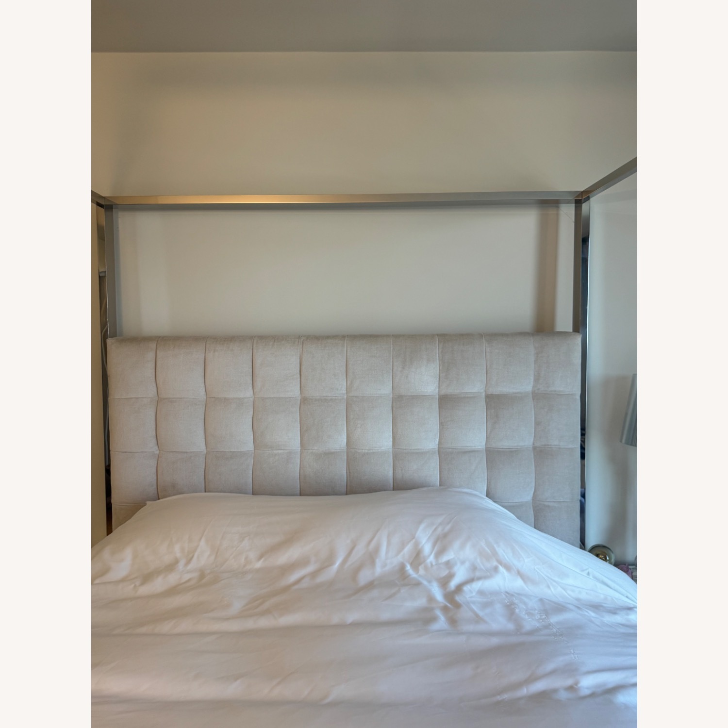 Safavieh White Queen Bed - image-5