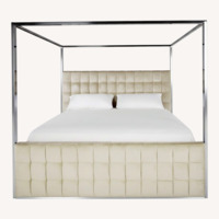 Safavieh White Queen Bed