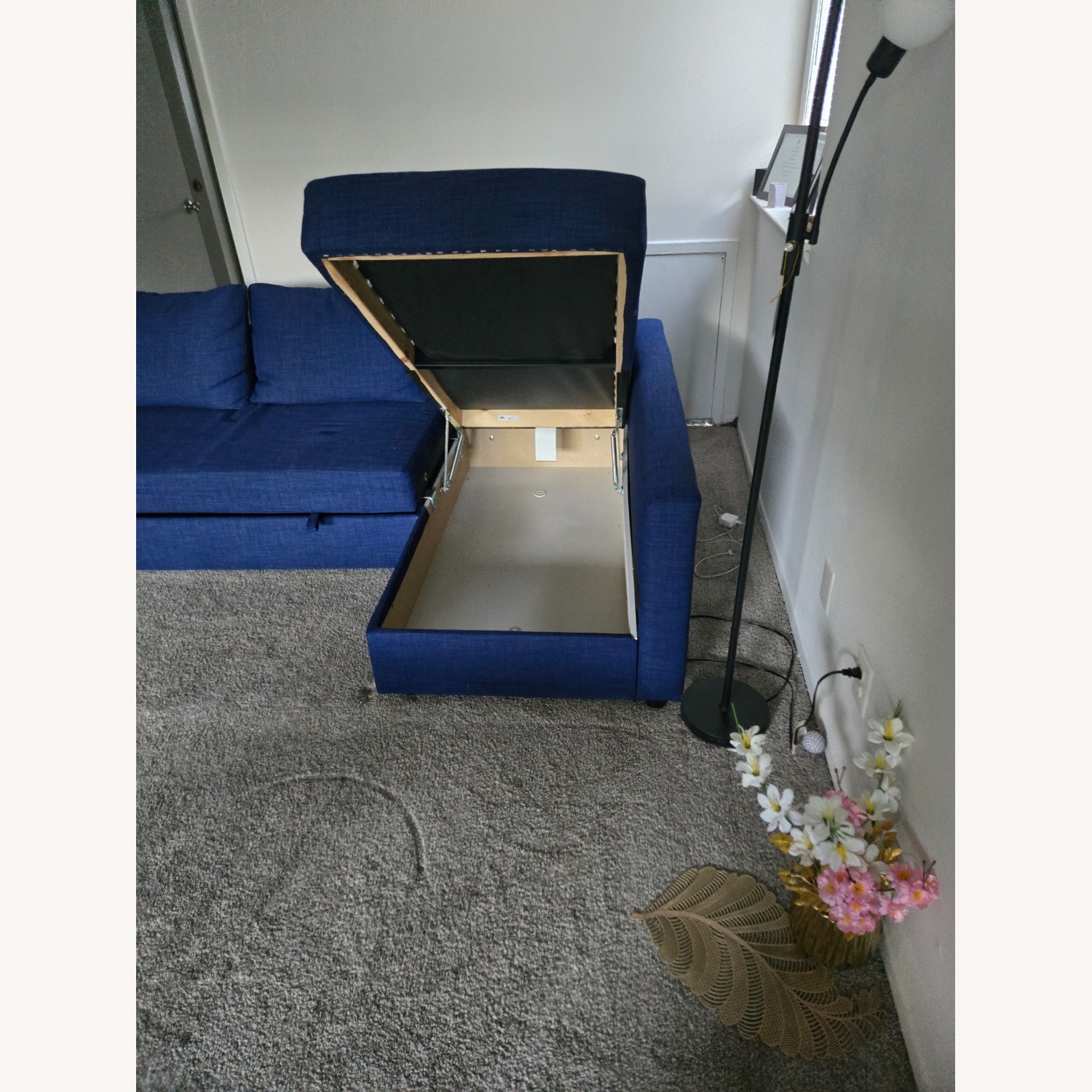 HOLMSUND Blue Sleeper Sofa - image-8