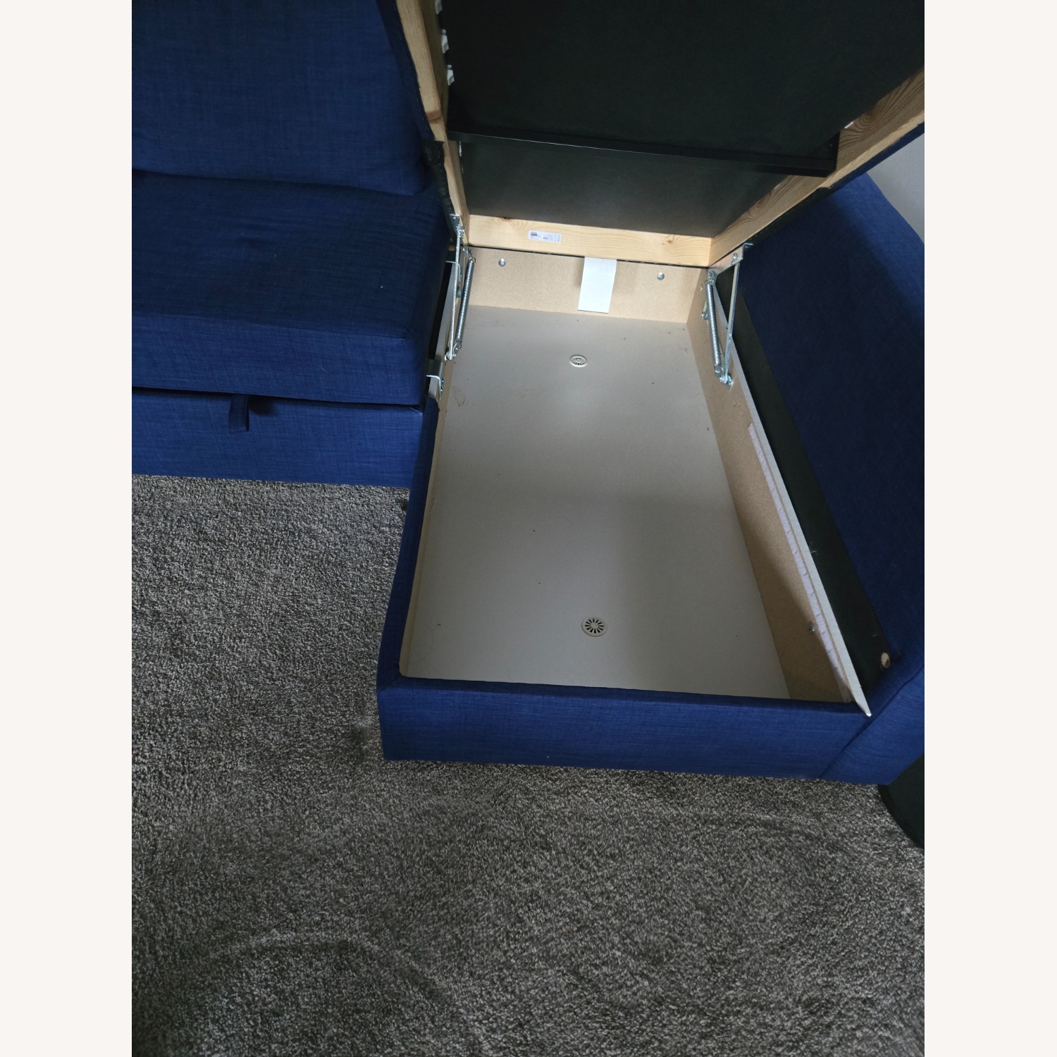 HOLMSUND Blue Sleeper Sofa - image-7
