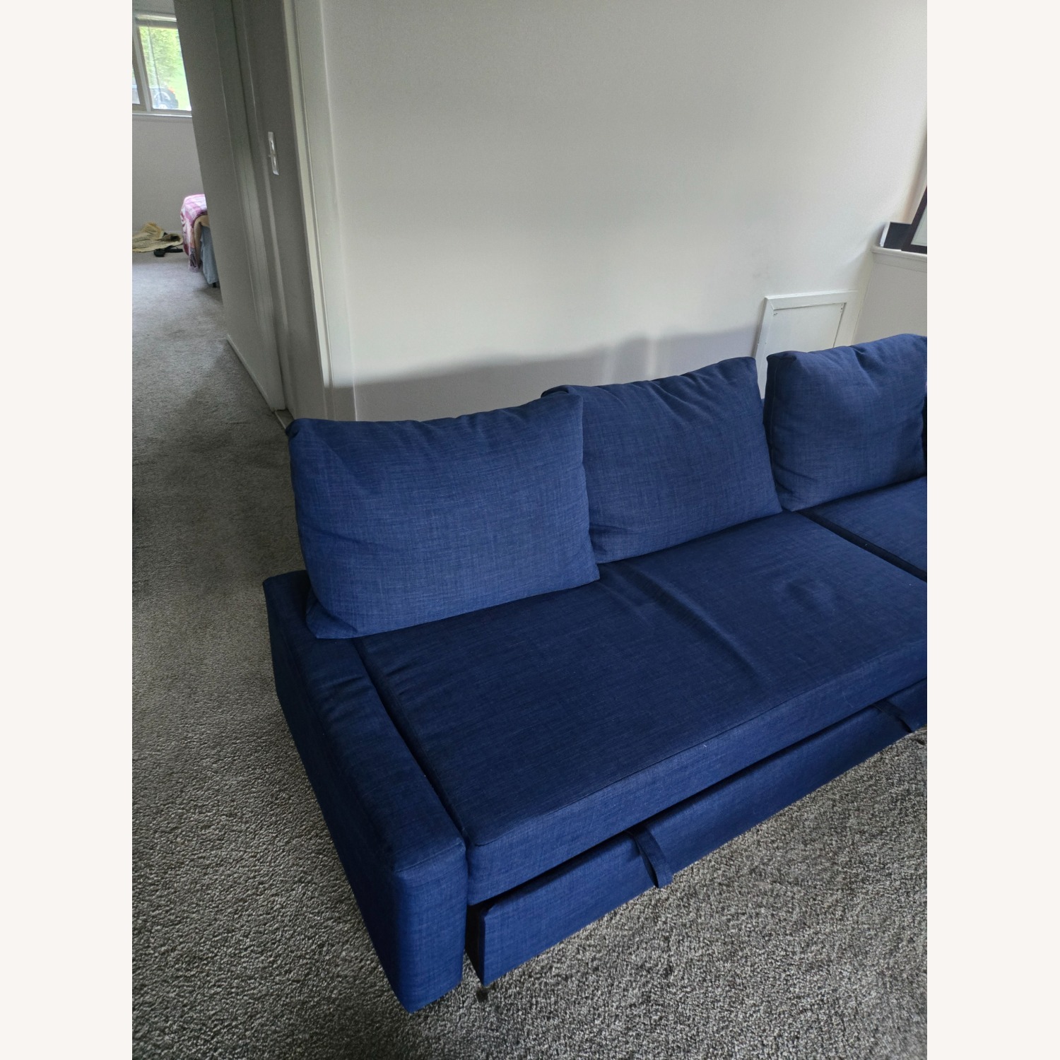 HOLMSUND Blue Sleeper Sofa - image-2