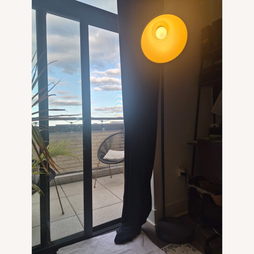 Used IKEA Hektar Black Metal Floor Lamp for sale on AptDeco