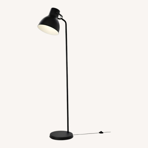 Used IKEA Hektar Black Metal Floor Lamp for sale on AptDeco