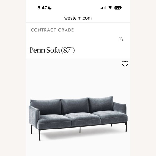 Used West Elm Penn Sofa for sale on AptDeco