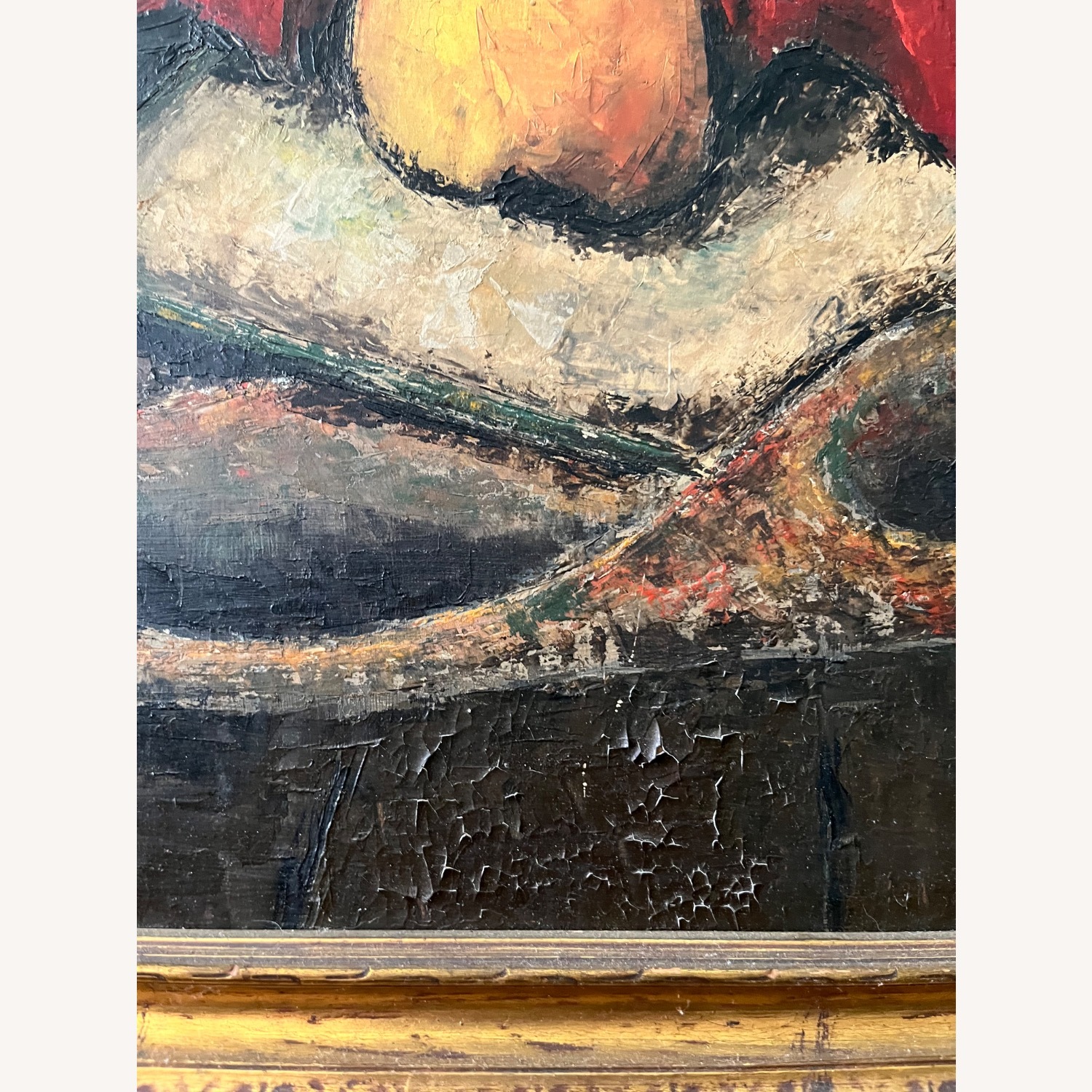 Mid Century Still Life Painting Oil on Board - image-5