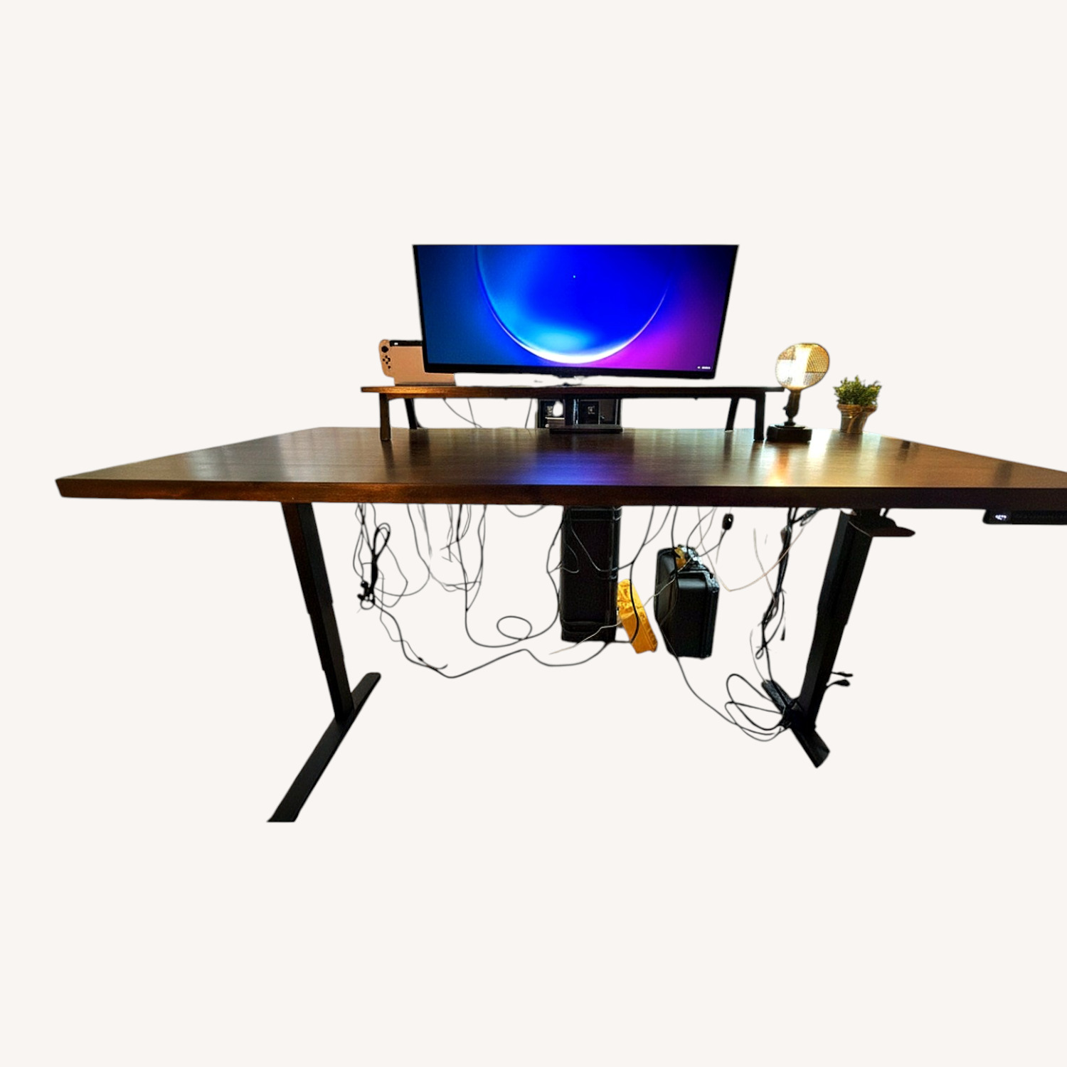 Uplift Electric Standing Desk with Custom Top - image-0
