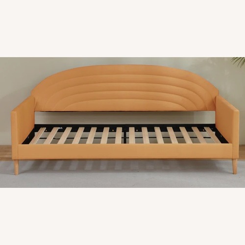 Used Wayfair Orrin Yellow Upholstered Daybed for sale on AptDeco