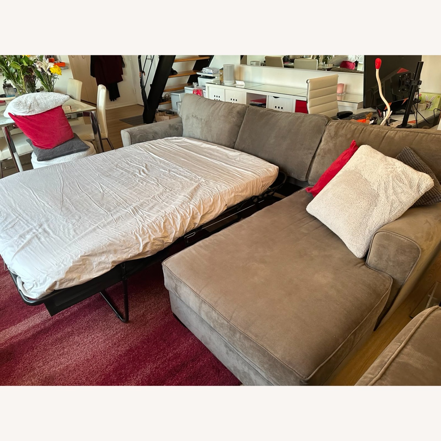 Raymour & Flanigan Full Sleeper Sofa Bed - image-4