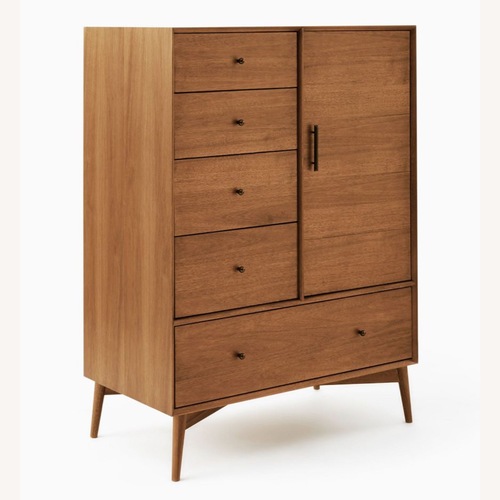 Used West Elm Mid Century Modern Wood Armoire/Dresser for sale on AptDeco