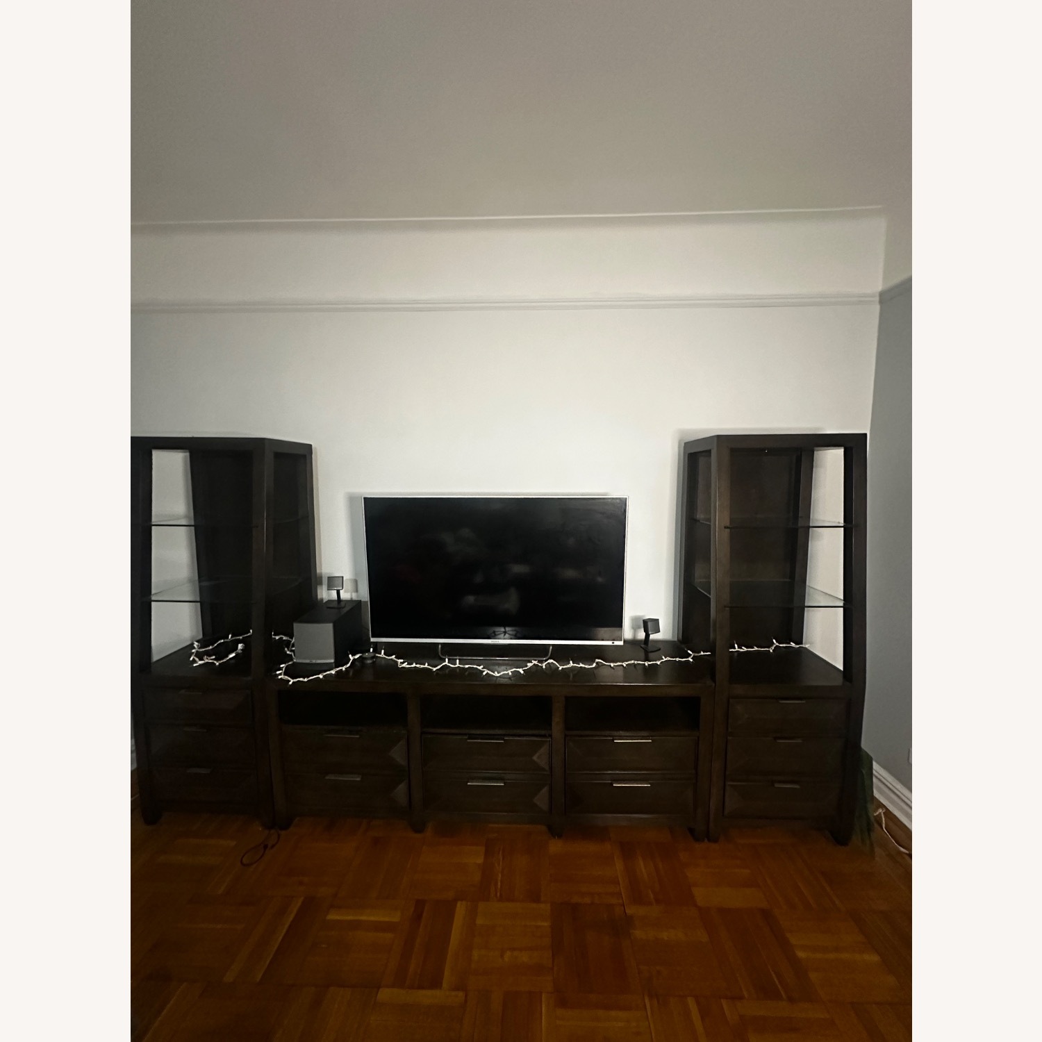 Bob's Discount Furniture Dark Brown Media Storage - image-1