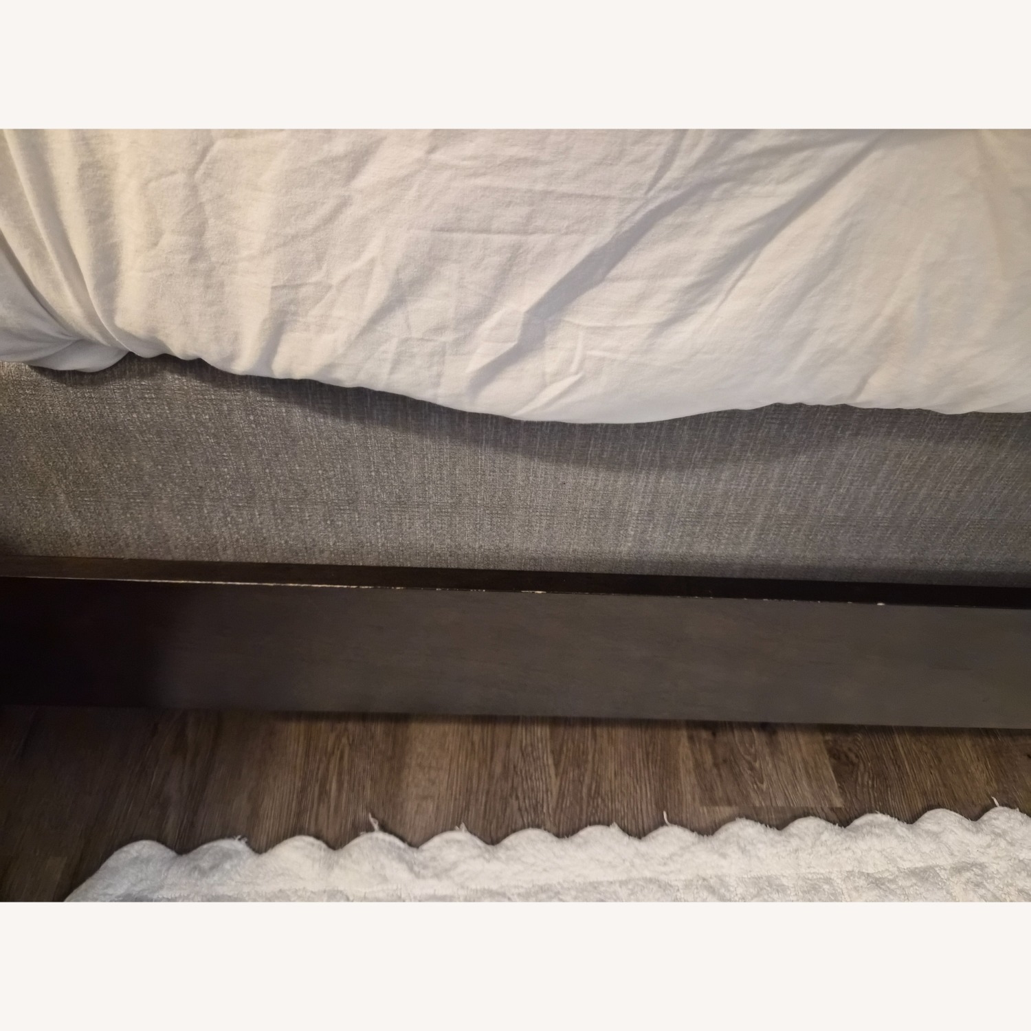 Ashley Furniture Dark Brown Wood Queen Bed - image-2