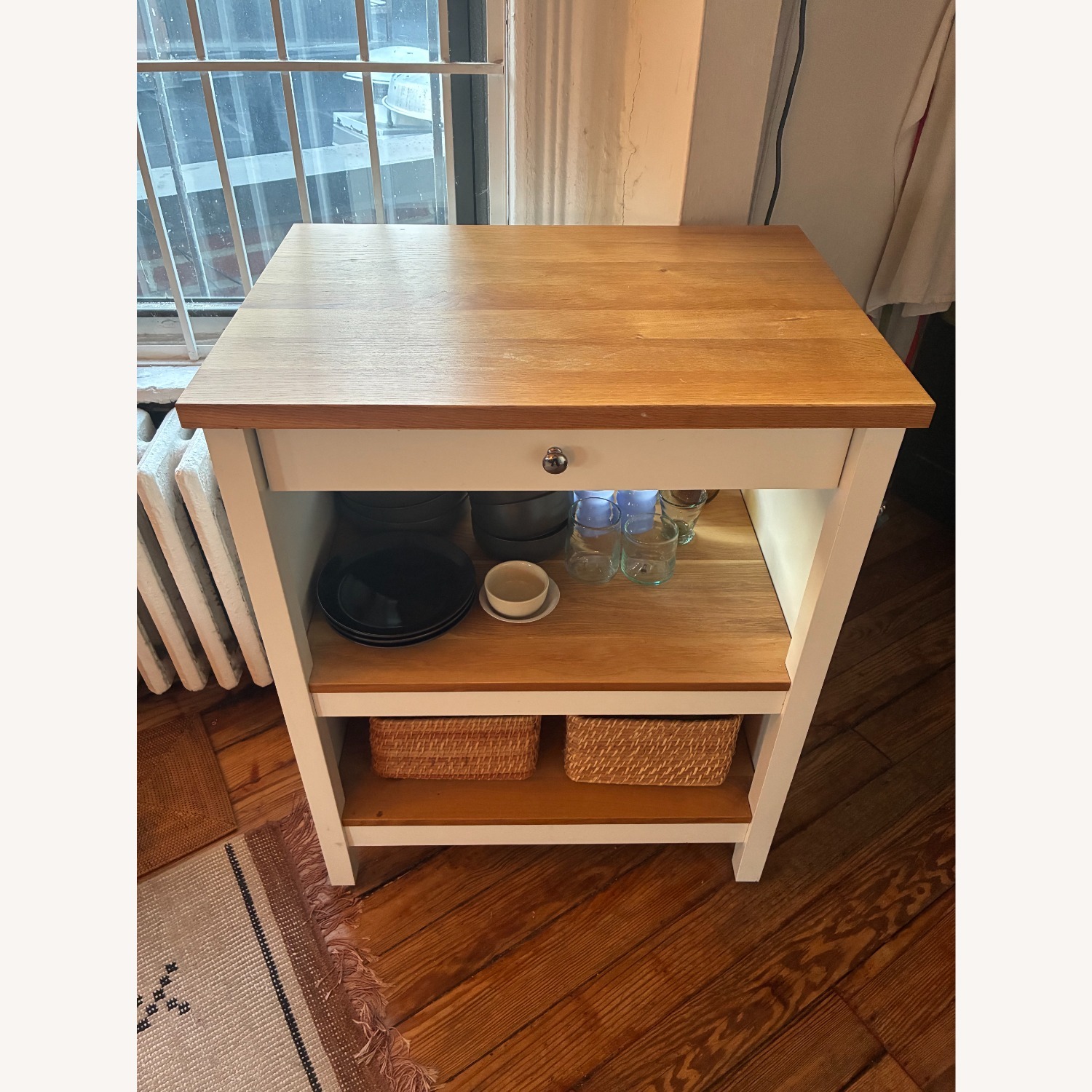 IKEA Kitchen Table & Storage - image-1
