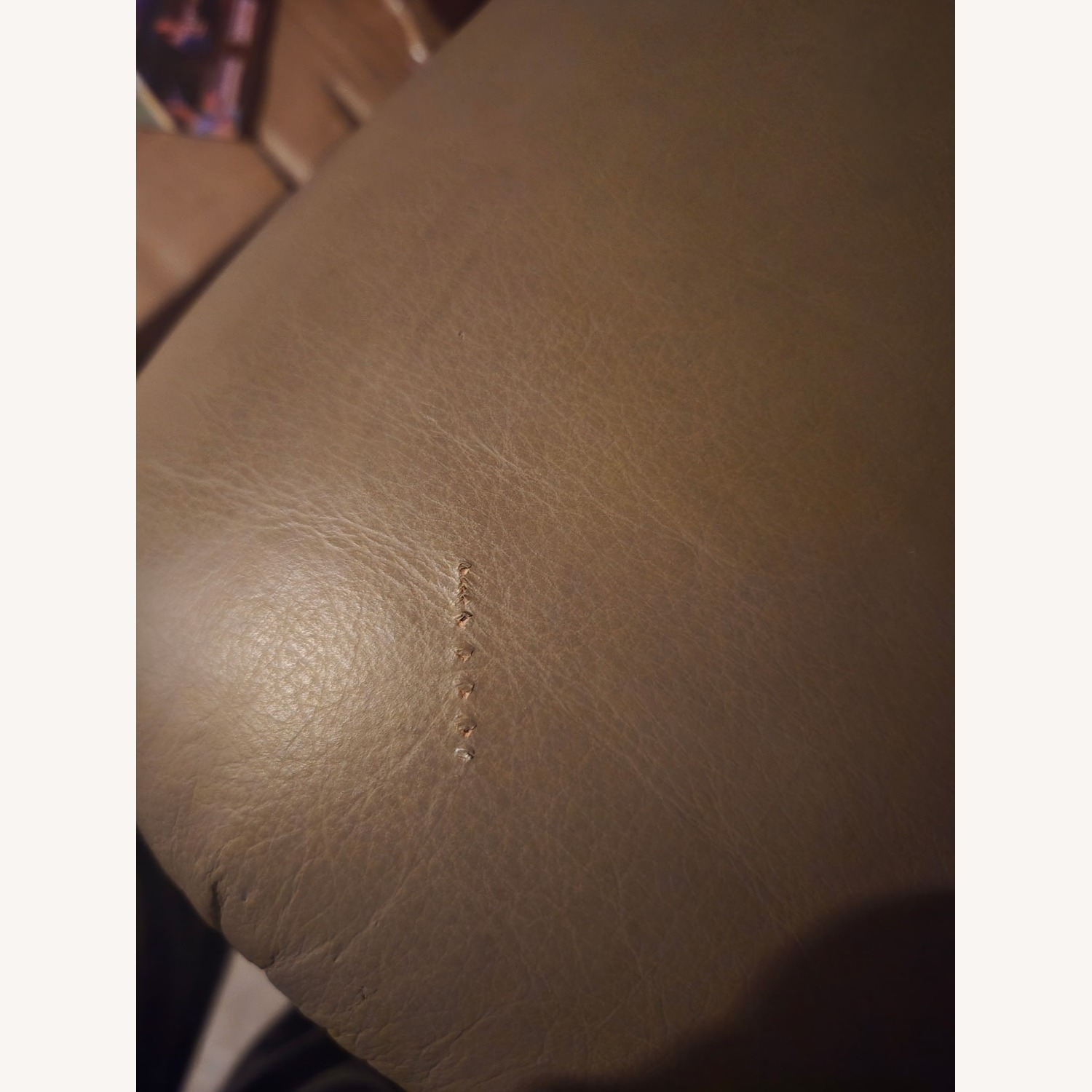 Havertys Traditional Leather Sofa - image-7